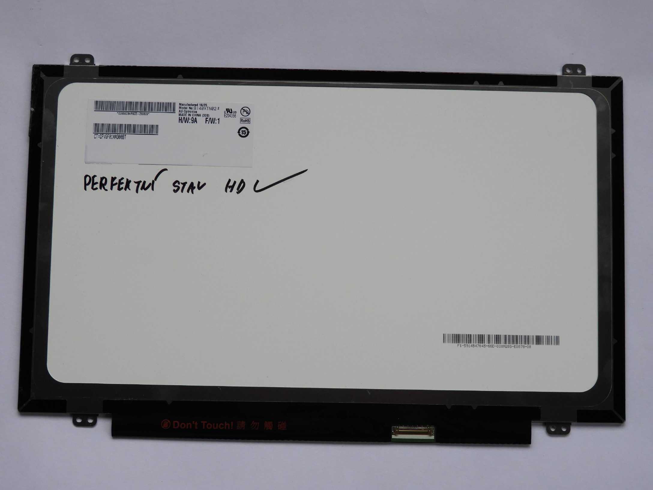 14" Lcd panel displej 1366X768 HD 30pin slim eDP