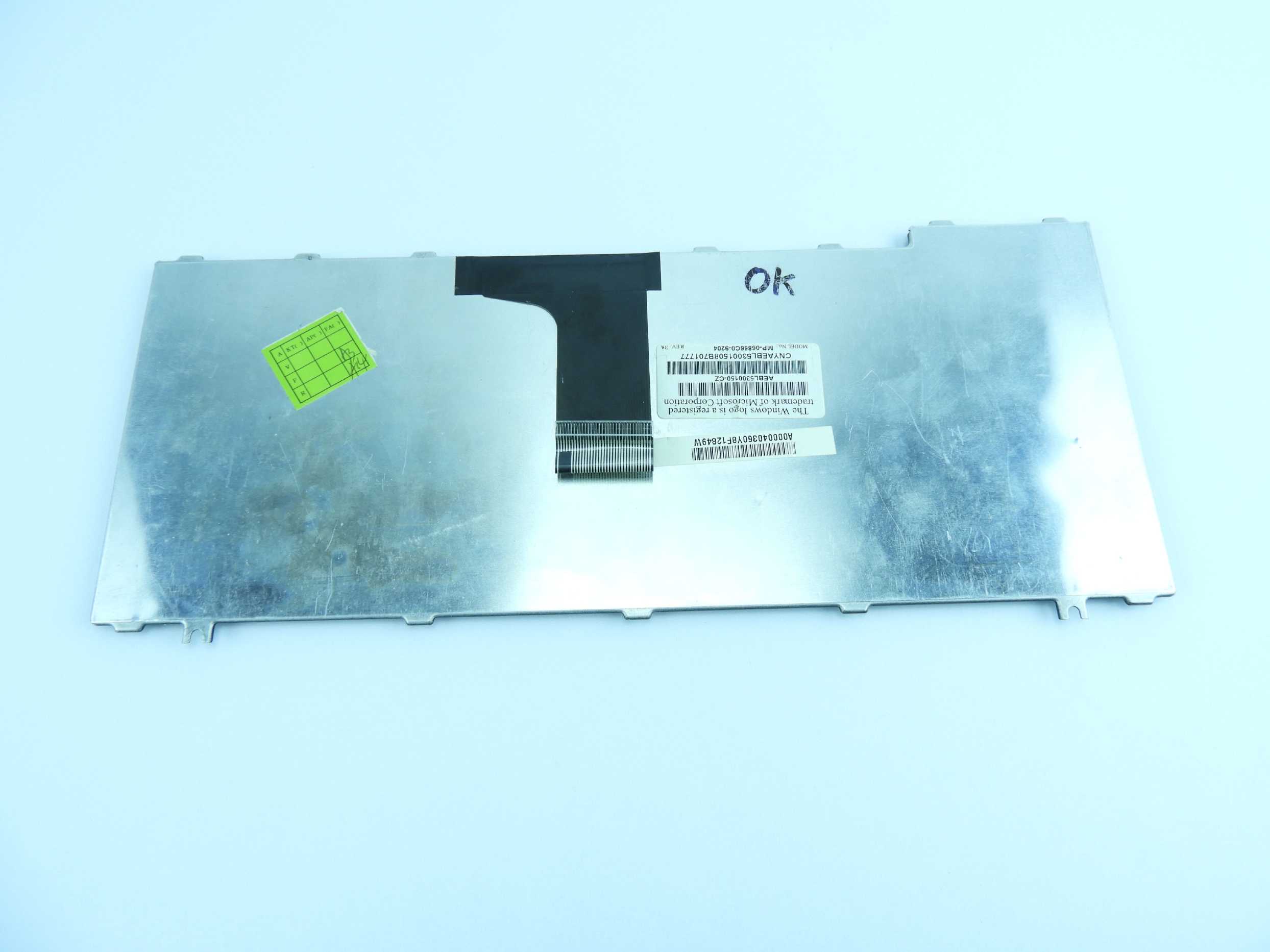 Cz Česká Klávesnice Toshiba Satellite A305D A350 A350D