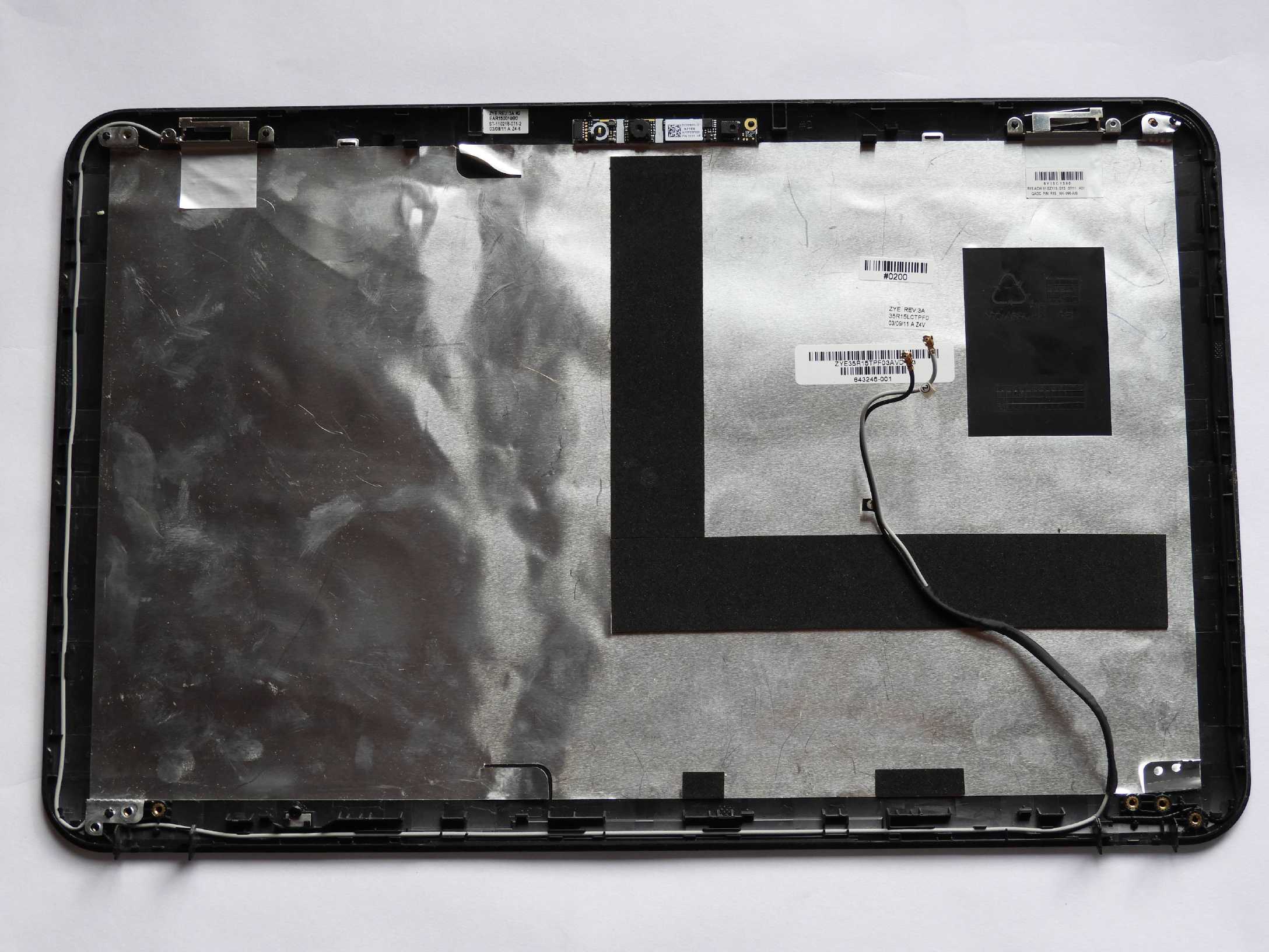 Zadní kryt LCD Šasi HP Pavilion G6 G6-1000 G6-1100 G6-1200