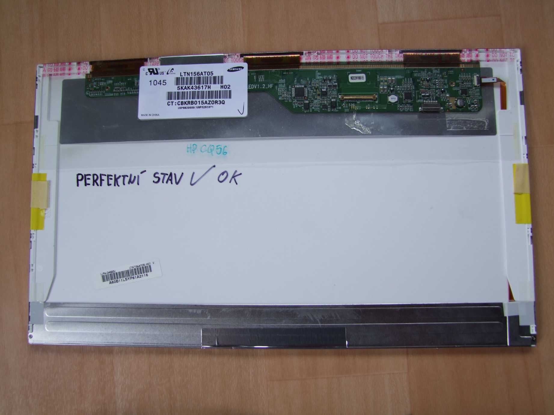 15.6" LCD Panel Displej 40pin LED Innolux BT156GW01 V.6