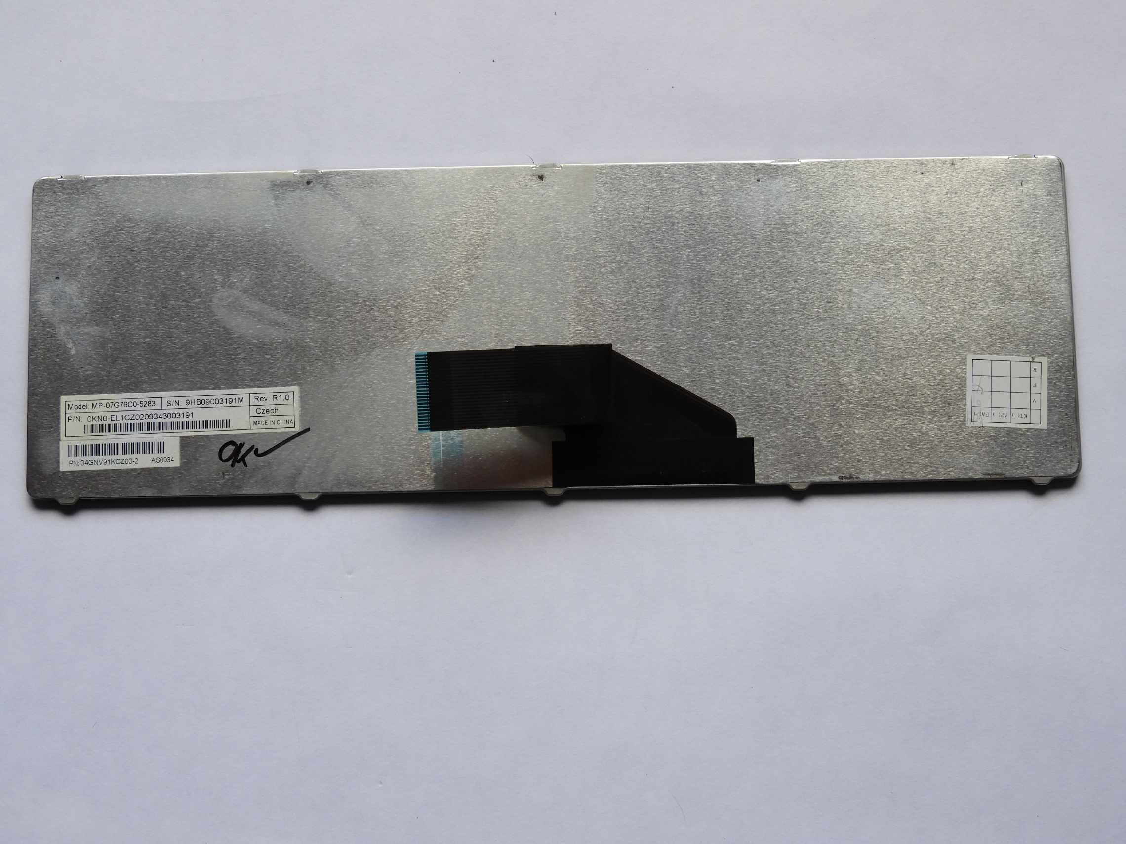 CZ Klávesnice Asus K61IC K51 K51AB K51AC K51AE