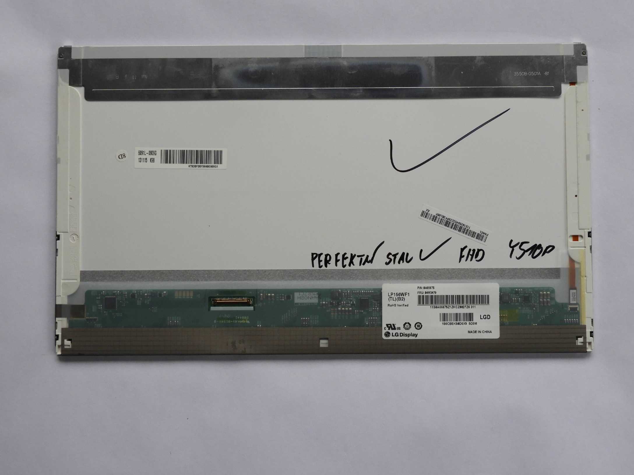 fhd 40pin 15,6" Lcd Panel Displej AU Optronics B156HW01 V.4 