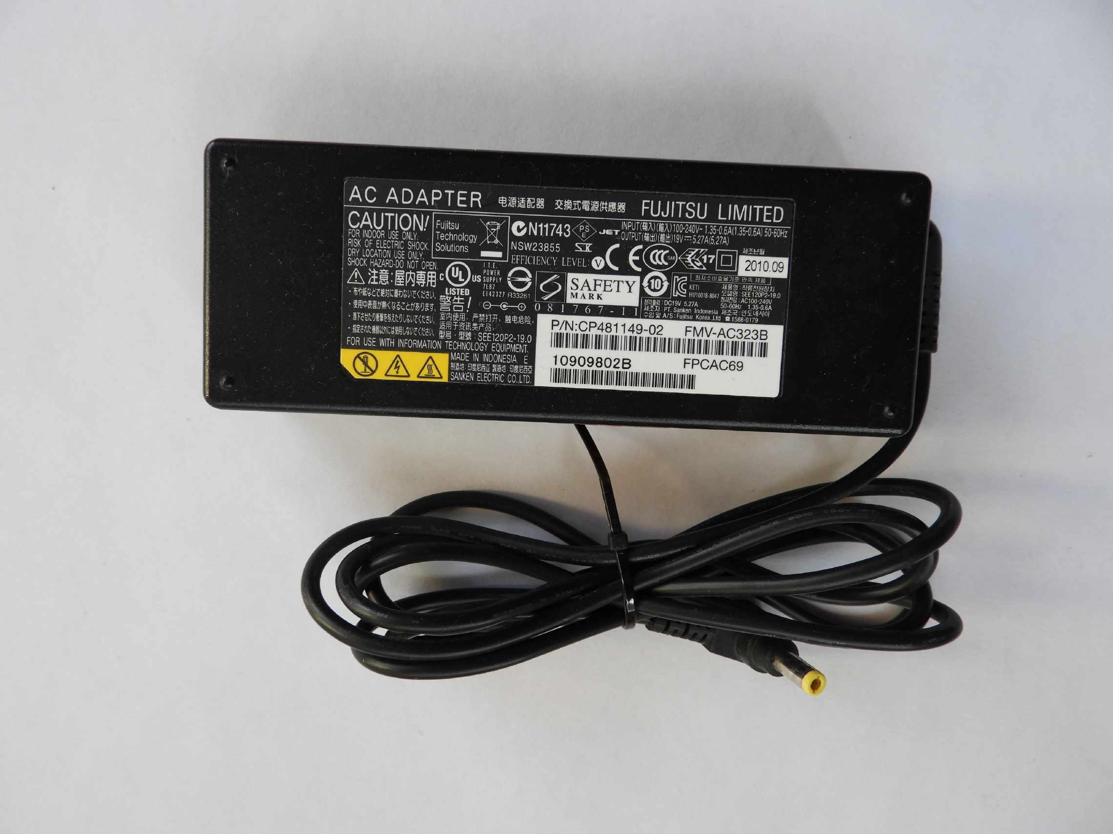 90W Napájecí adaptér Zdroj Fujitsu Lifebook 10909802B, FPCAC69