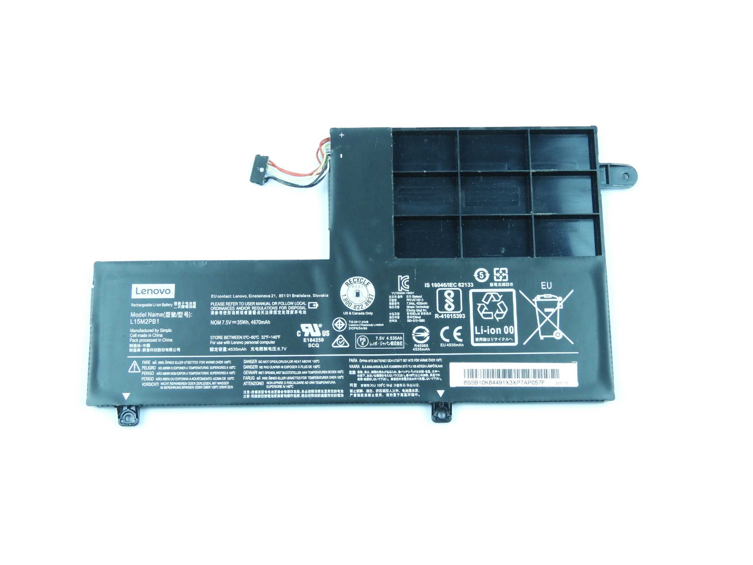 76% Baterie Lenovo Yoga 510-14AST