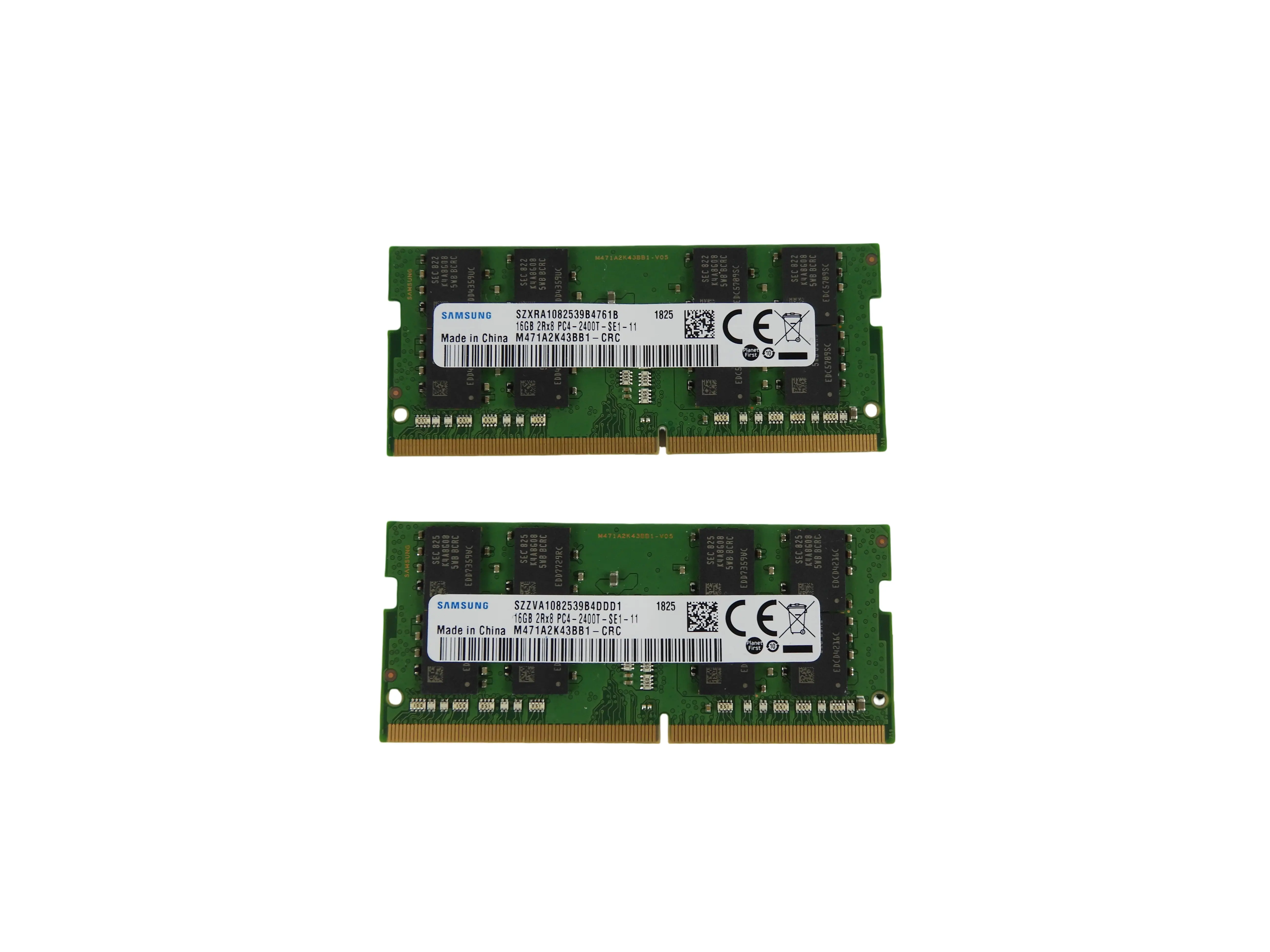 Samsung Operační paměti 32GB DDR4 1.2V SO-DIMM 2400mhz (2x16GB) 2400T