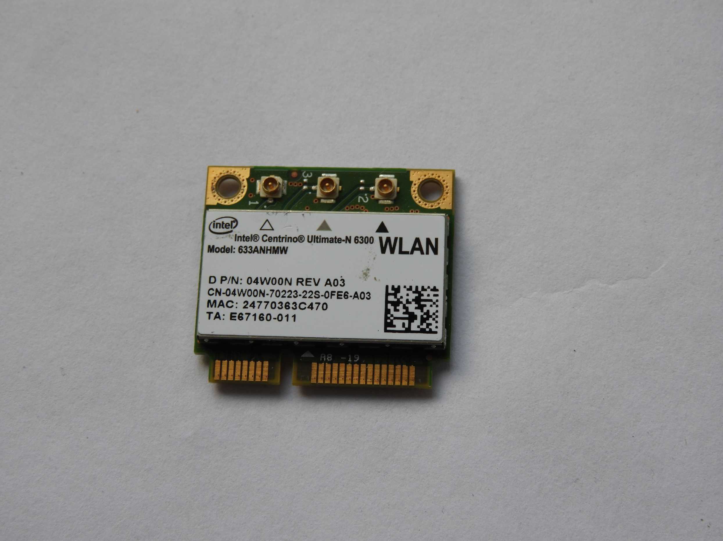 Wifi karta síť Dell Precision Intel 633ANHMW M6600