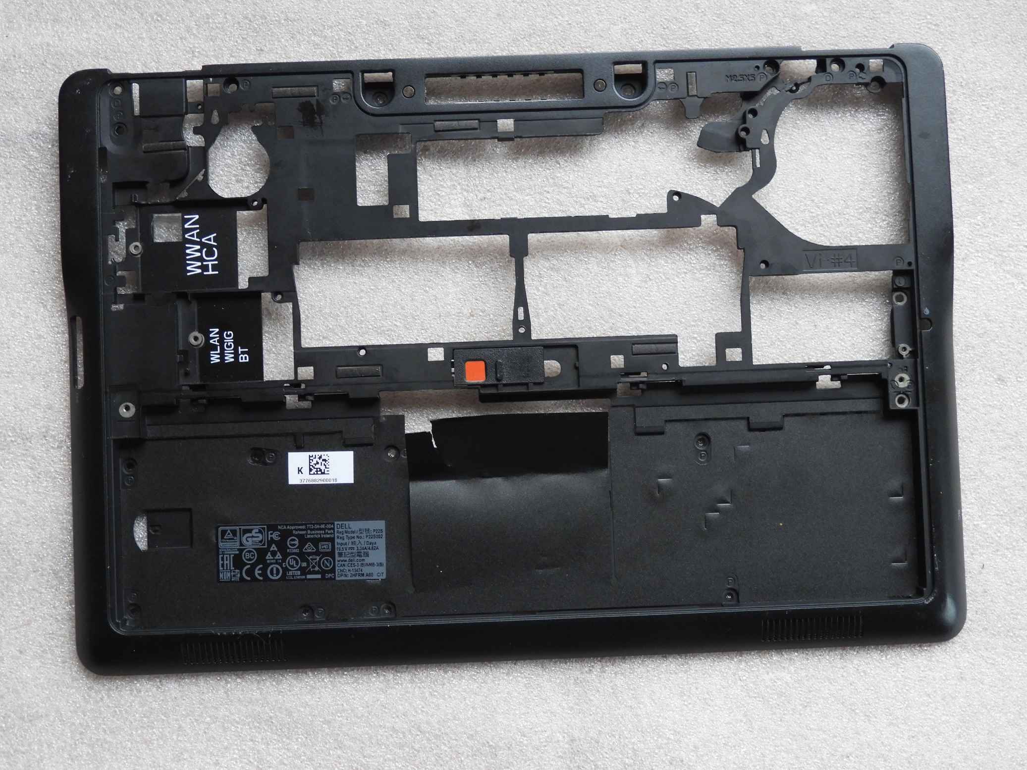 Spodní kryt šasi Vana Dell Latitude E7250 P22S
