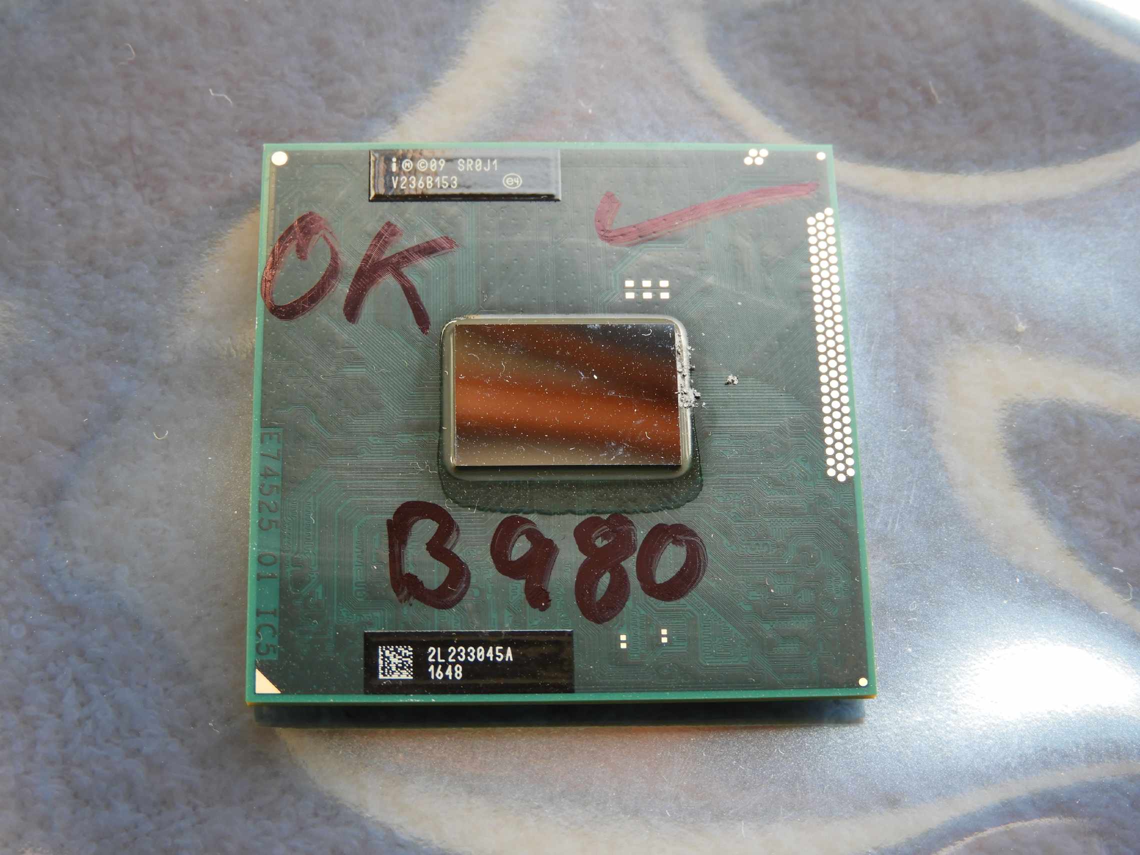 CPU Procesor Intel Pentium B980 SR0J1 2X2.40 GHZ