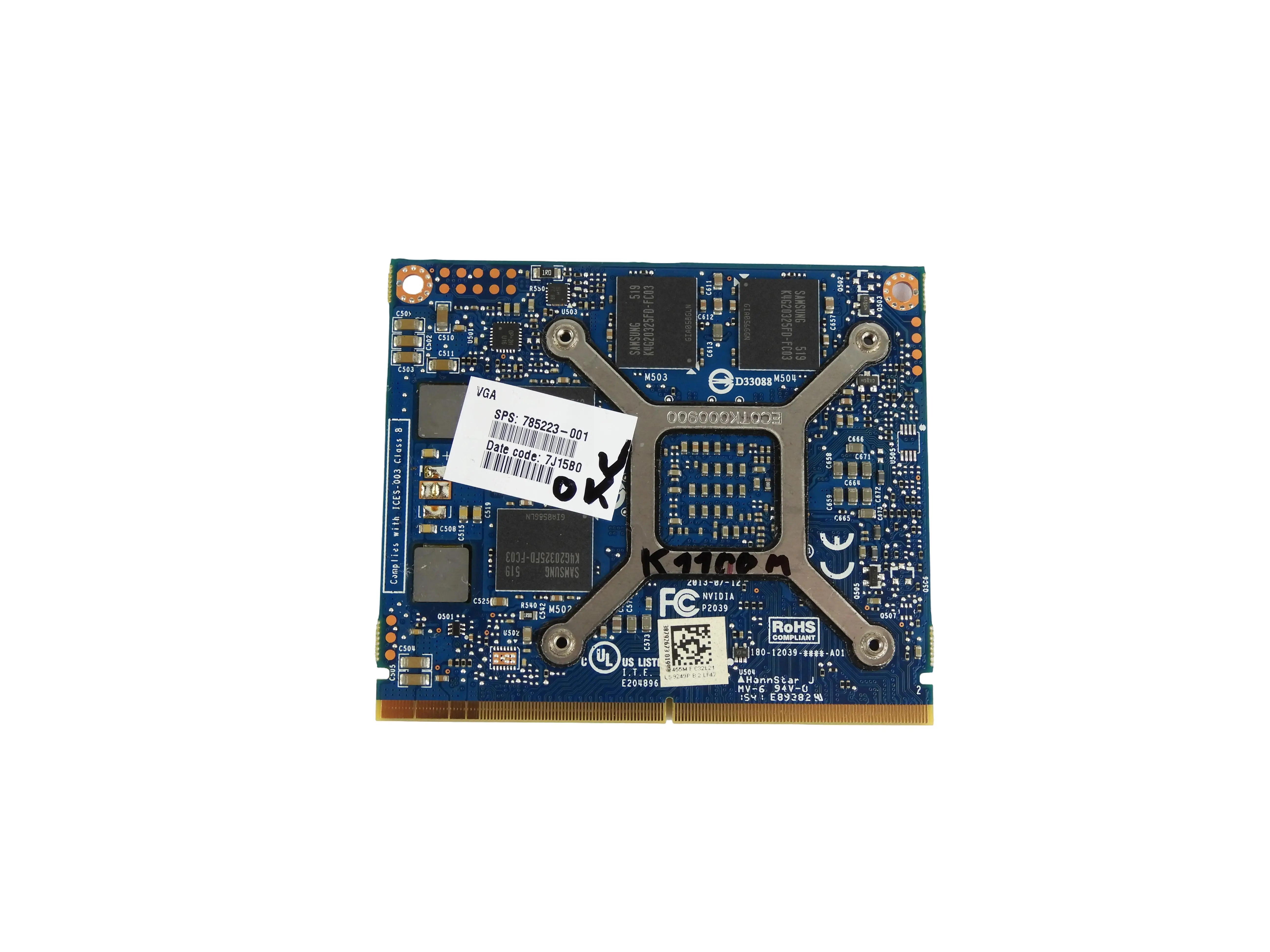 Grafická karta Nvidia Geforce Quadro K1100m