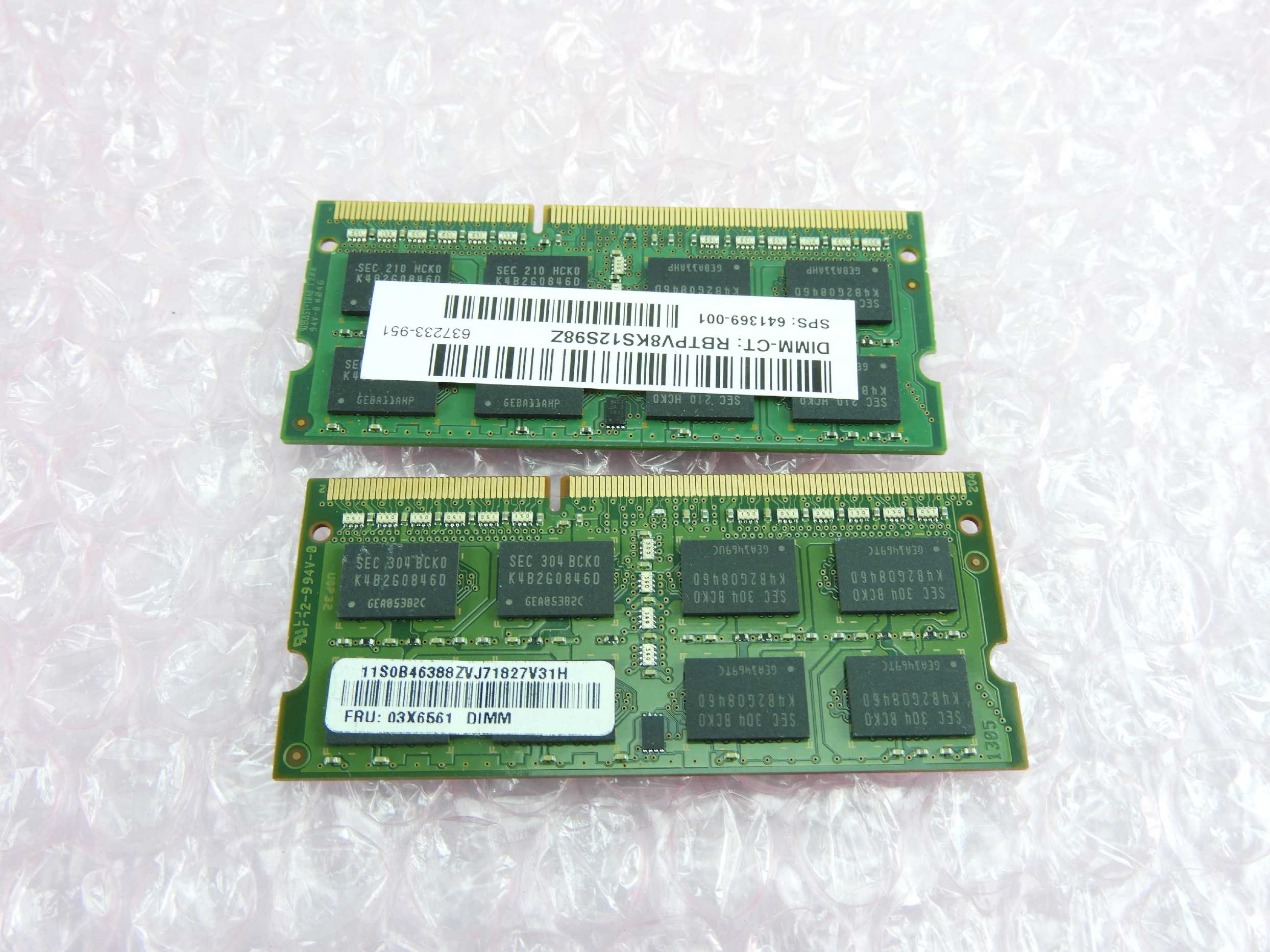 8GB Samsung Operační paměti DDR3 1.5V Sodimm 1600mhz PC12800s
