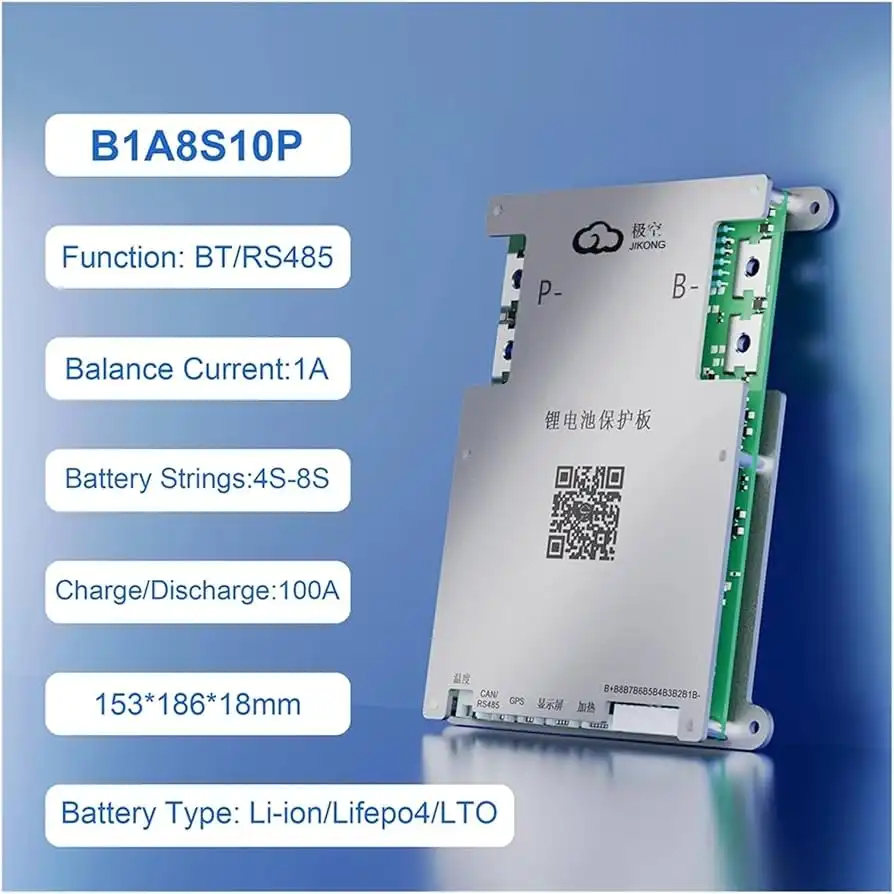24V 100A 8s JK Bms Aktivní Balancer LI-Ion LiFePo4