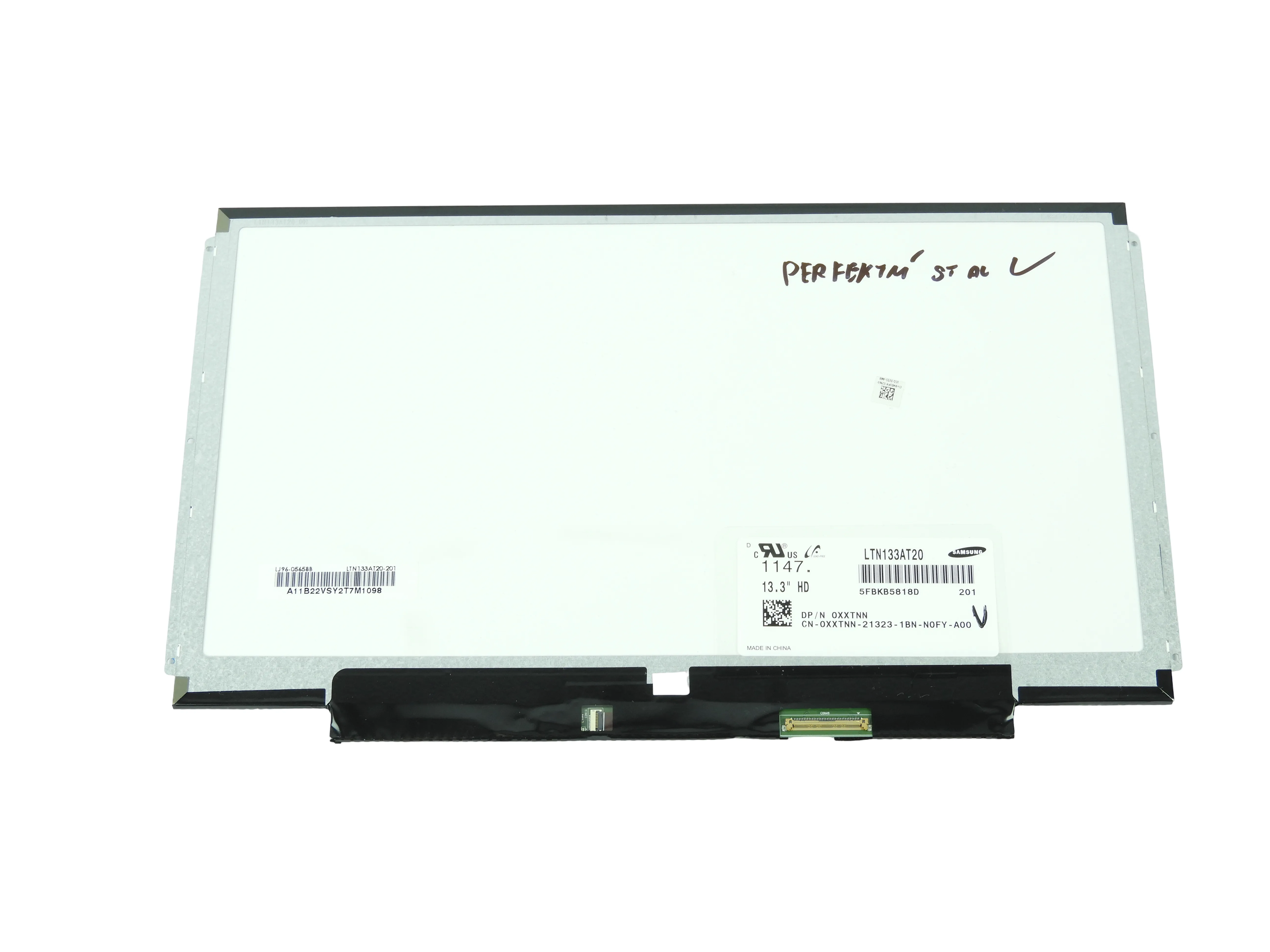 13.3" HD 1366x768 40pin Led Lcd Panel Displej Samsung LTN133AT20