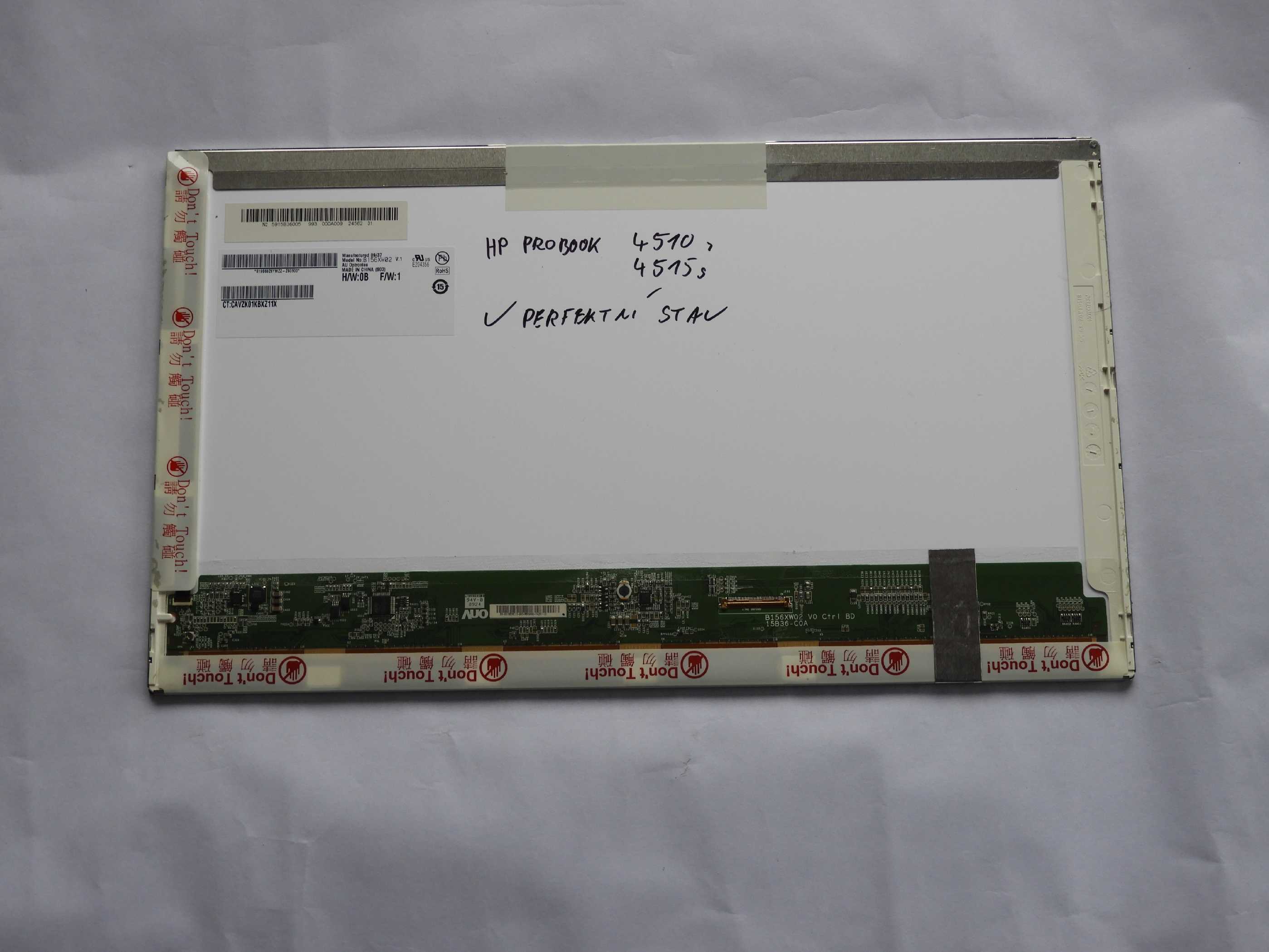 15,6" 15.6 Lcd Panel Displej LED 40pin Hp Probook 4515s 4510s