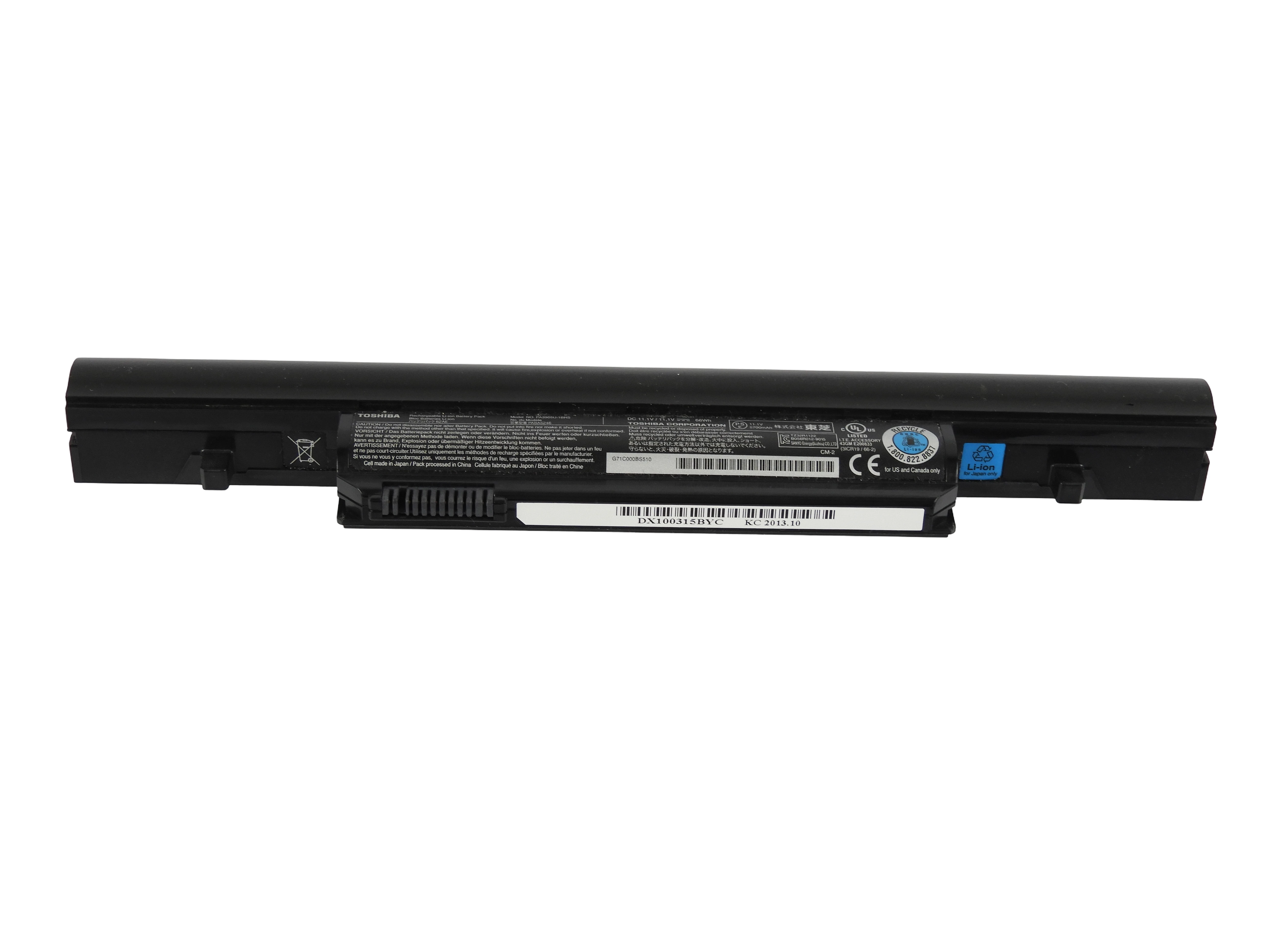 65wh 5700mAh Originální Baterie Toshiba Tecra R950