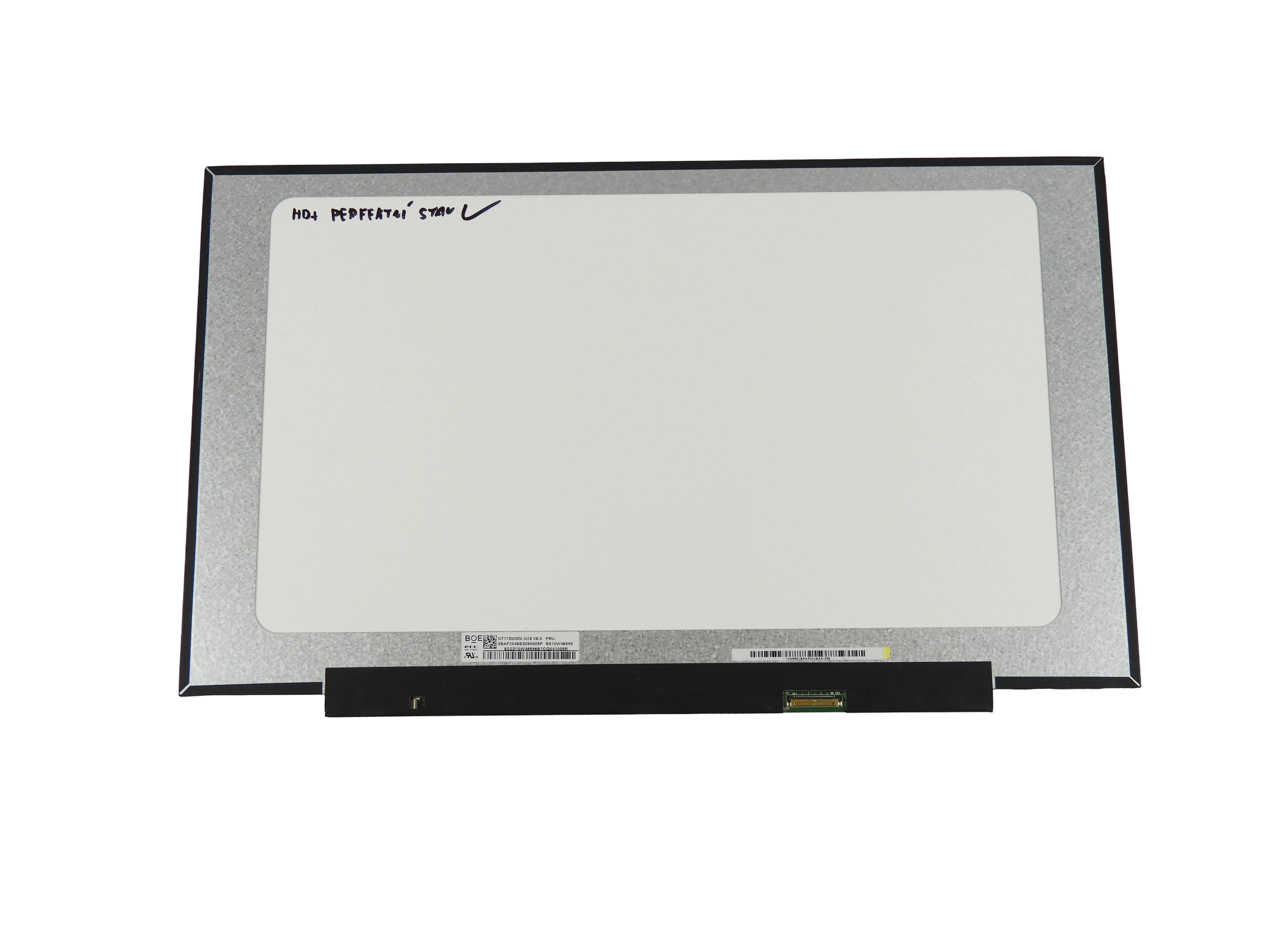 17,3" 1600x900 WXGA++ HD+ LED 30pin eDP lcd Panel Displej BOE N173WDM-N23 V8.0