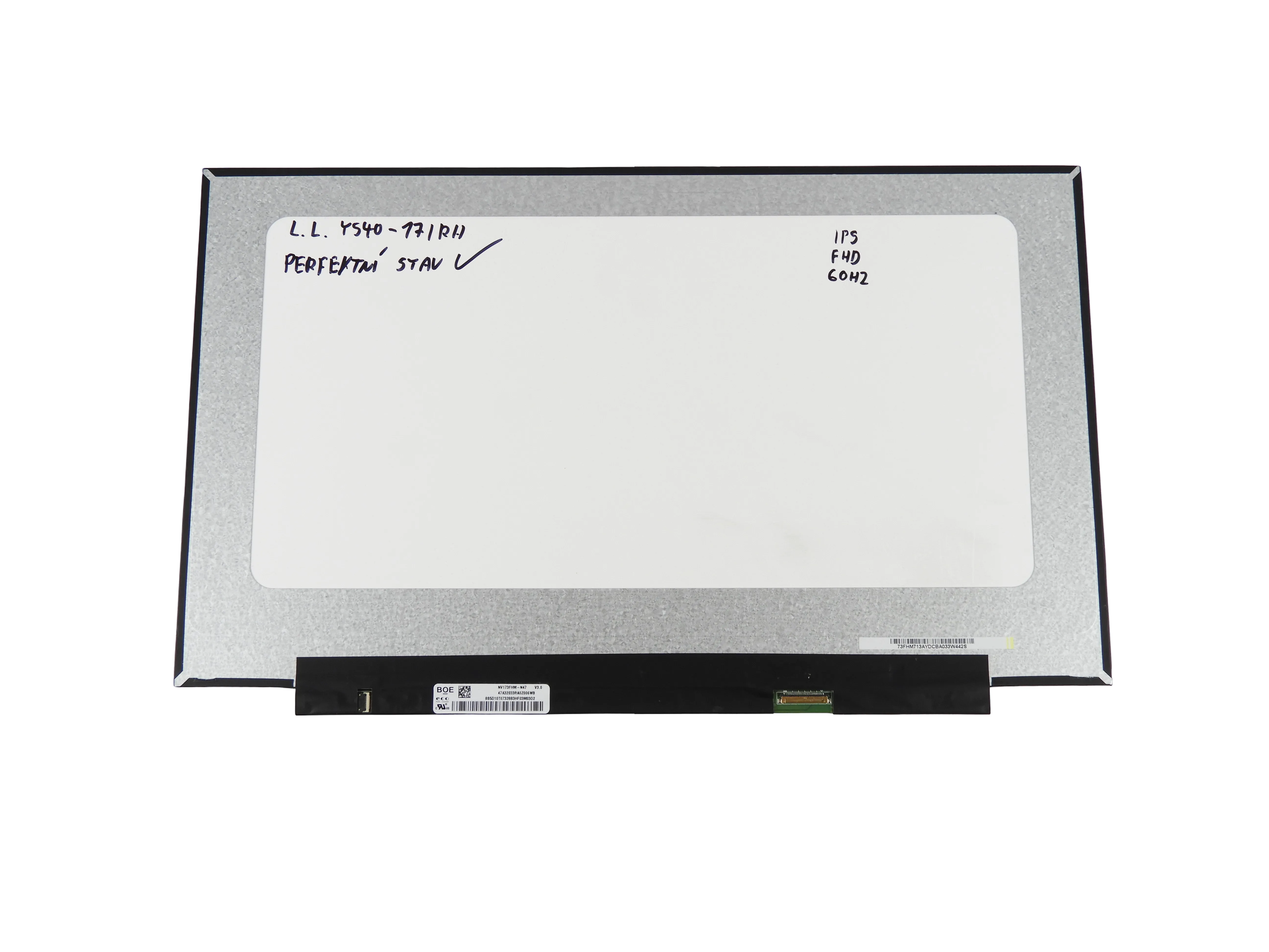 17,3" 1920X1080, WUXGA, FHD, ips, LED 30pin eDP lcd Panel Displej BOE nv173fhm-n47 v3.0