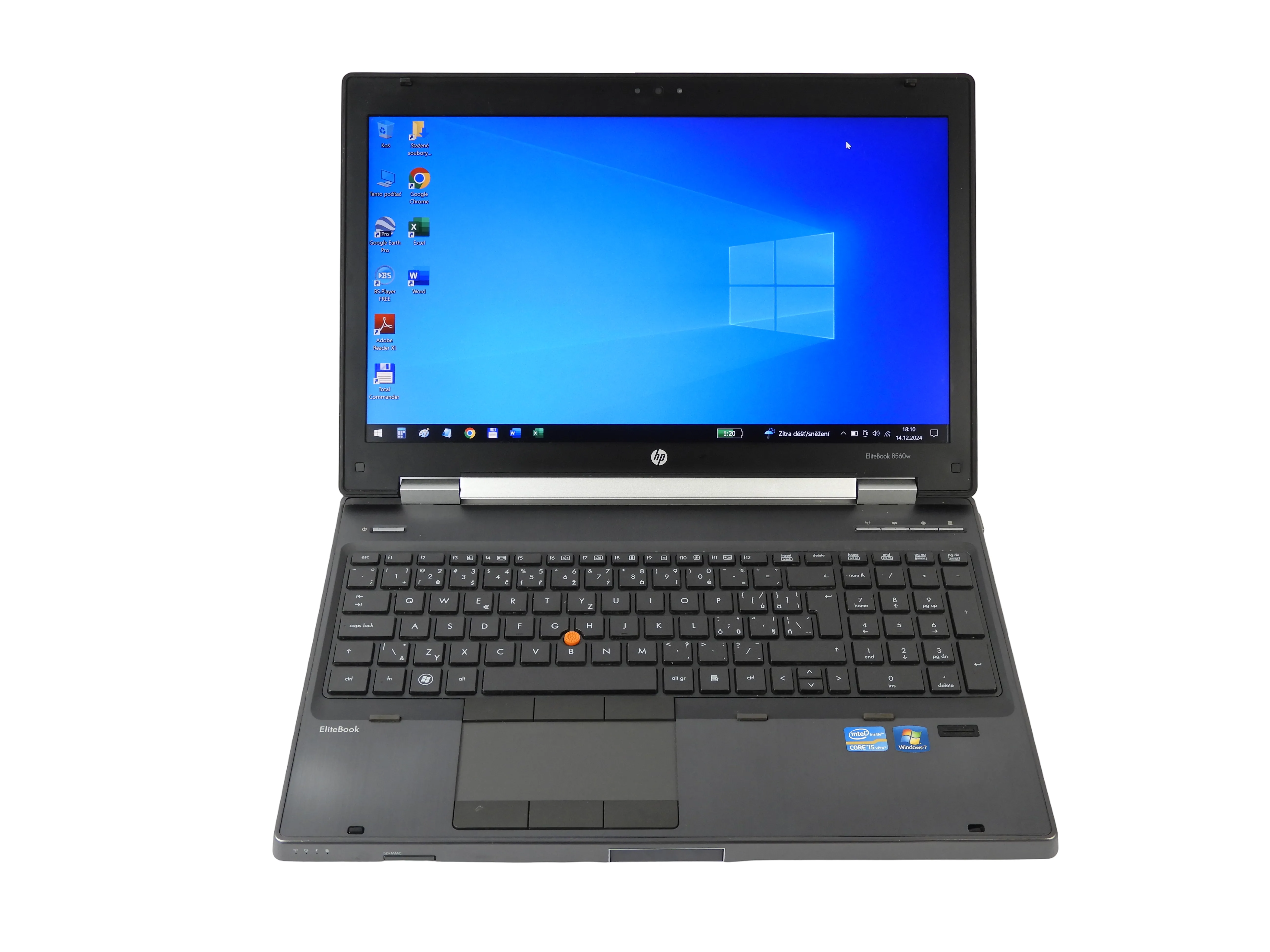 Hp Elitebook 8560W 15,6" fhd i5-2540m 8gb 512gb ssd