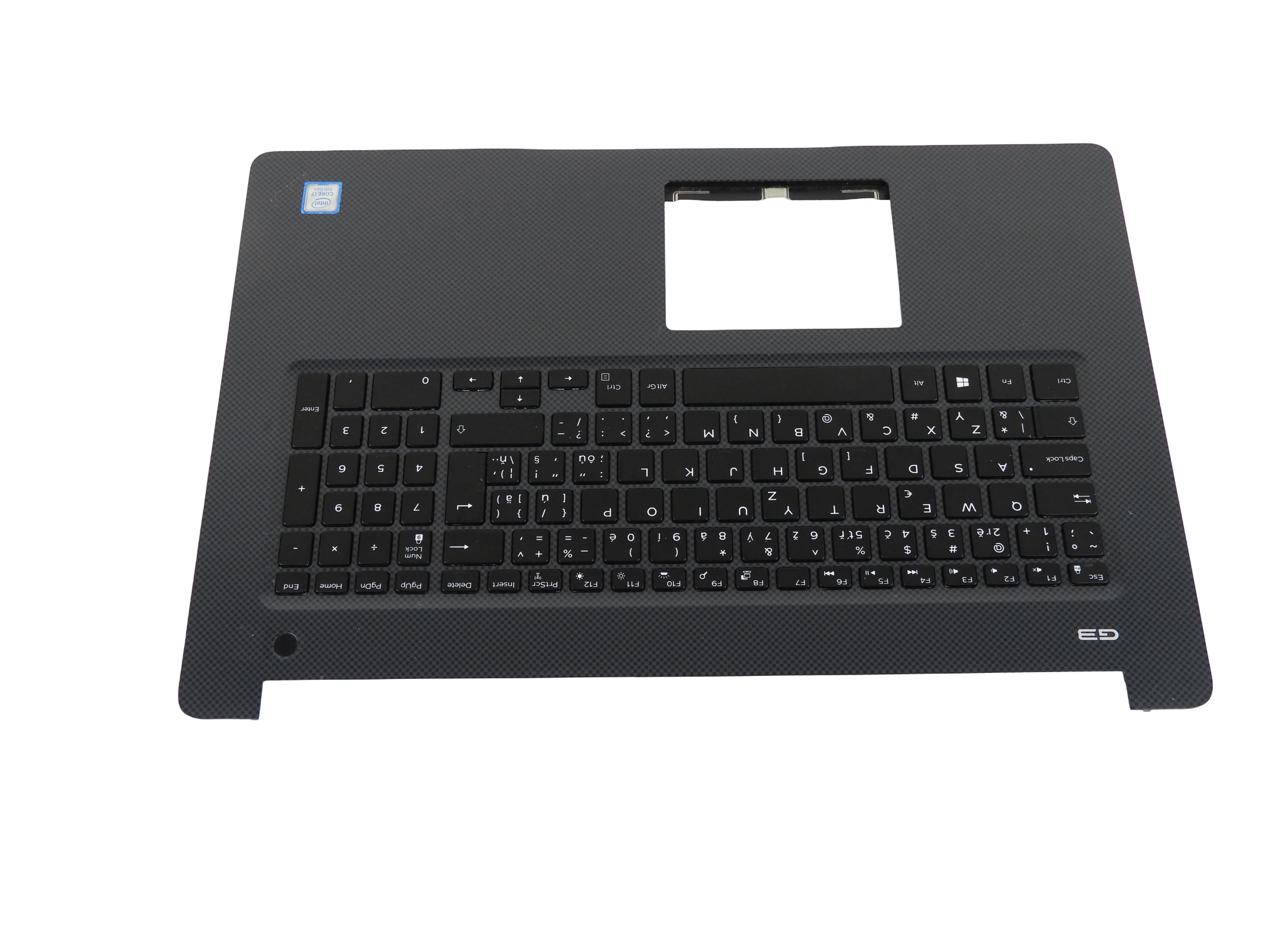 Palmrest Touchpad kryt Dell G3 17 Gaming 3779 (P35E003)