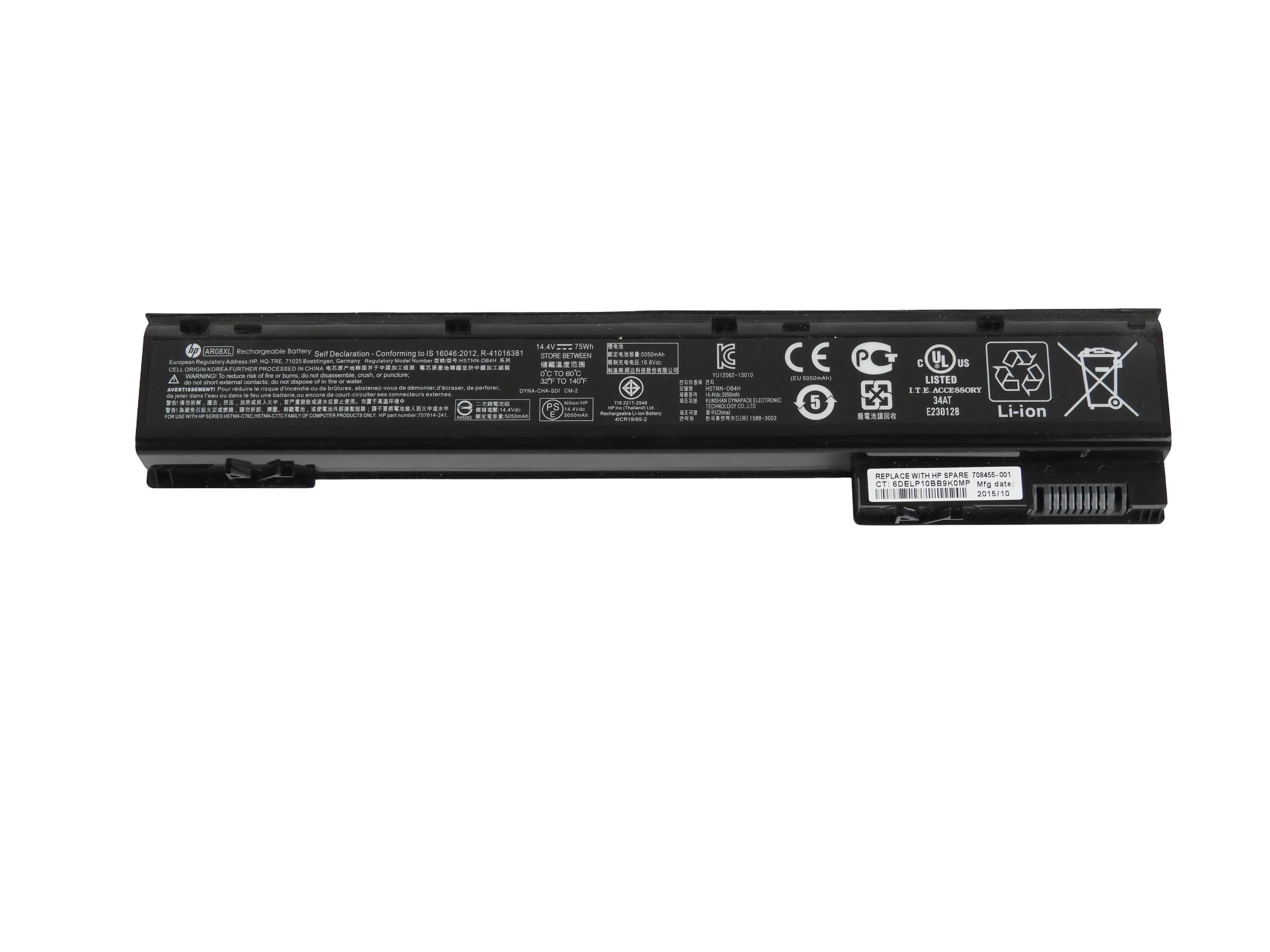 14.4V 75wh 70% Baterie  Hp ZBook 15-G1 15-G2