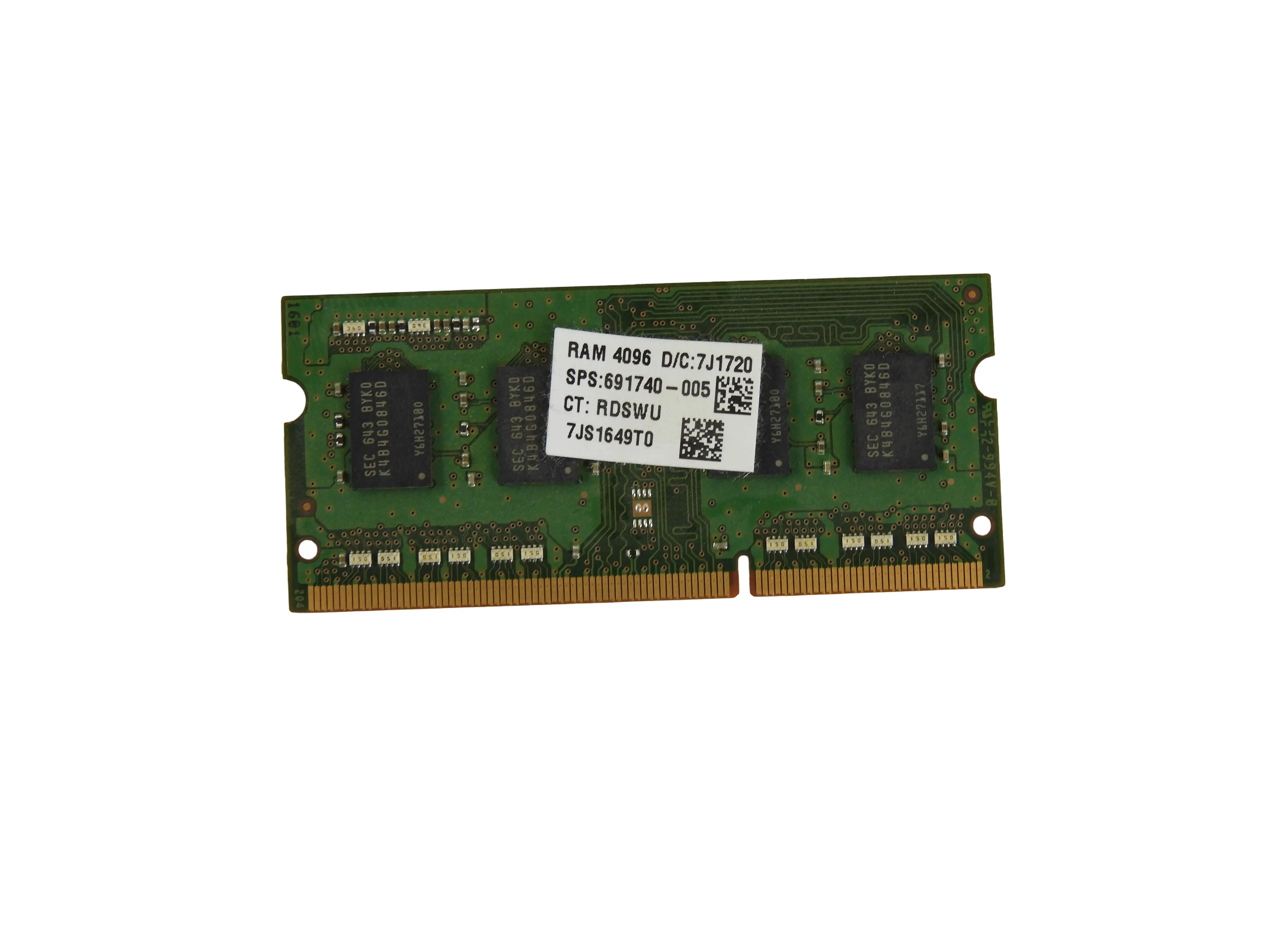 Samsung Operační paměti DDR3 1.35V Sodimm 4GB PC12800S 1600mhz