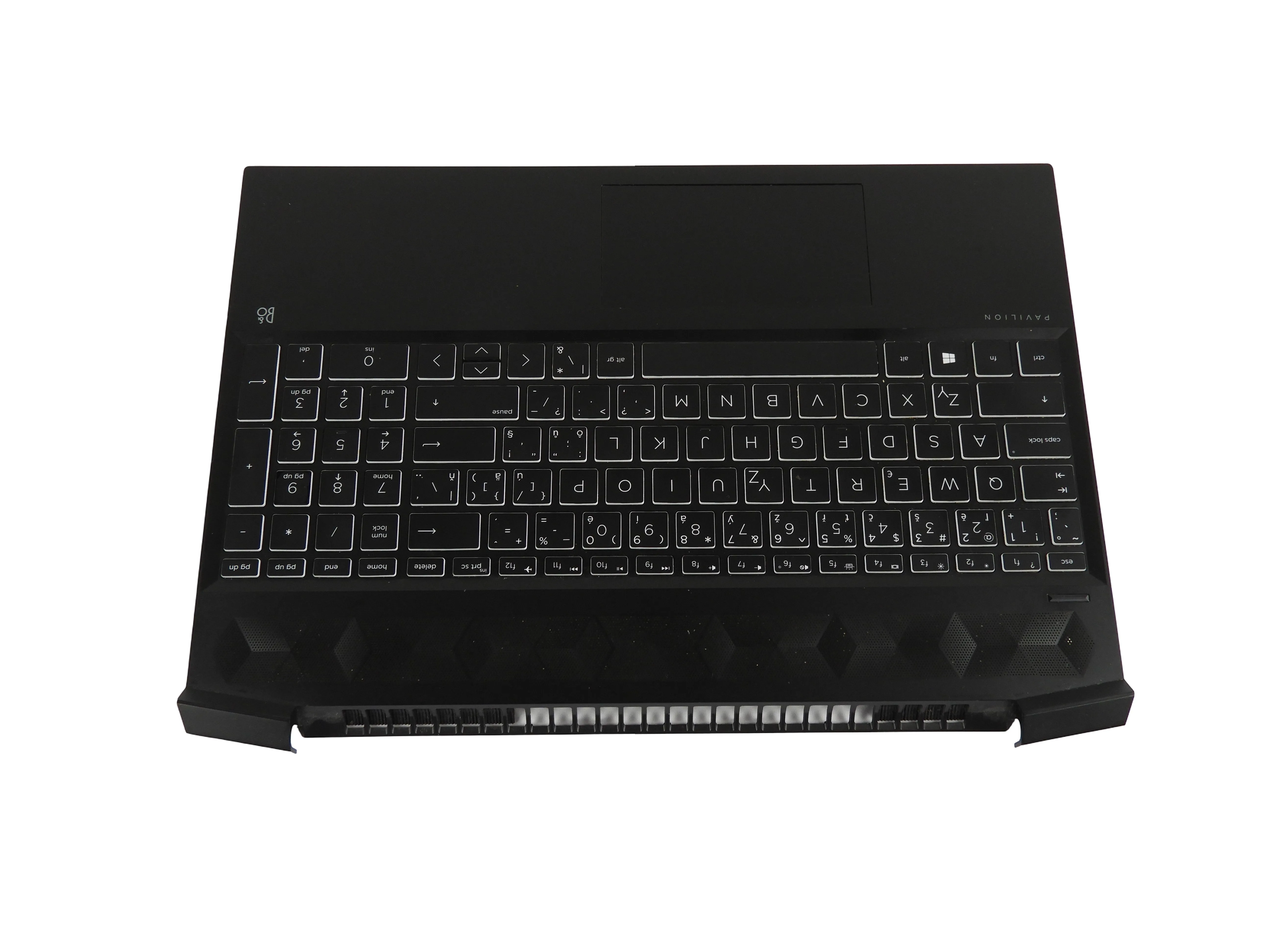 Palmrest s klávesnicí CZ podsvícenou HP Pavilion Gaming 15-ec
