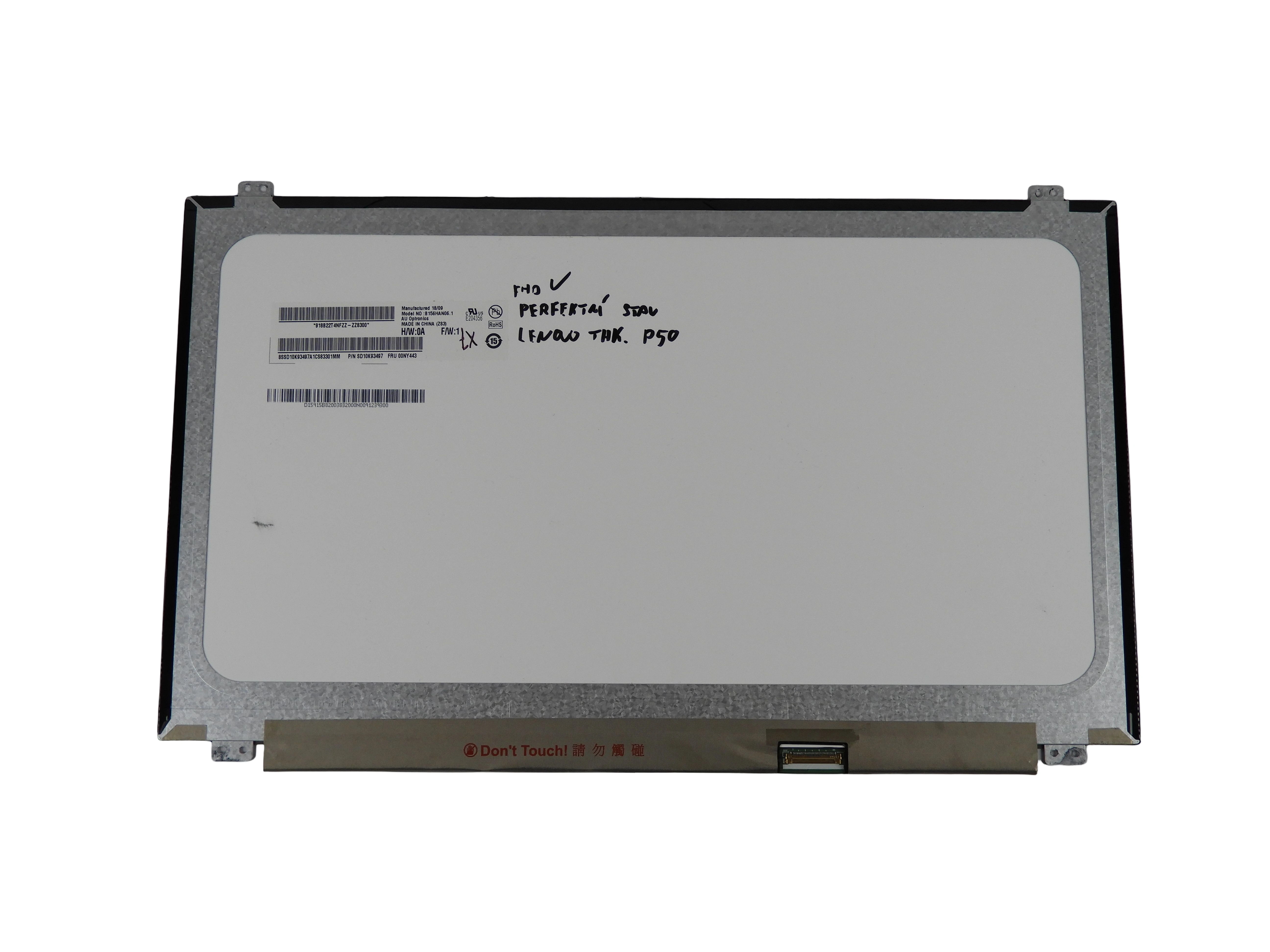 15.6" Displej FHD IPS Lenovo ThinkPad P50 P51, AUO B156HAN06.1