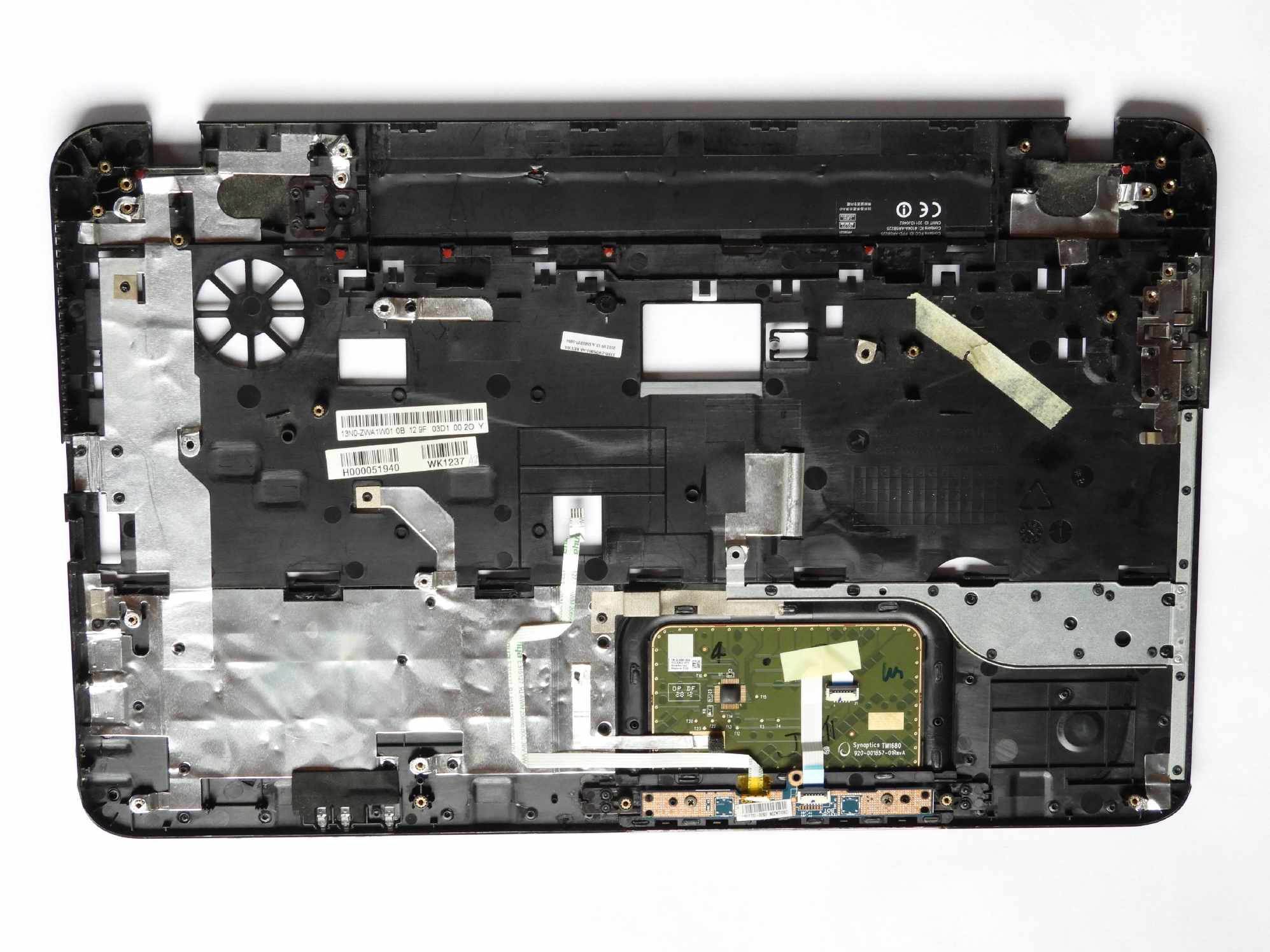Palmrest Touchpad Šasi Toshiba Satellite L850 L850D 13N0-ZWA1W01 H000051940