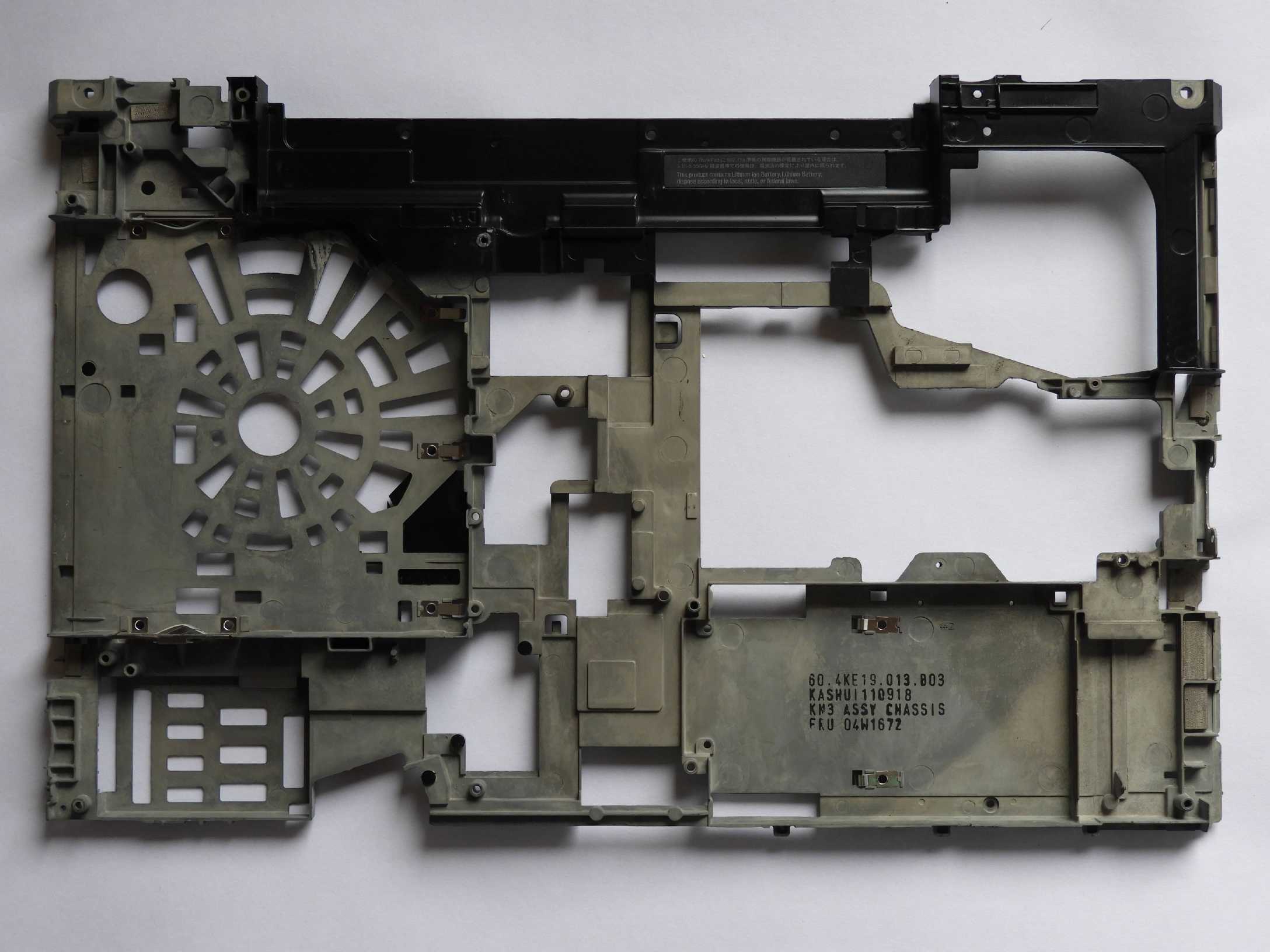 Střední kryt šasi Vany IBM Lenovo Thinkpad T520 T520i W520