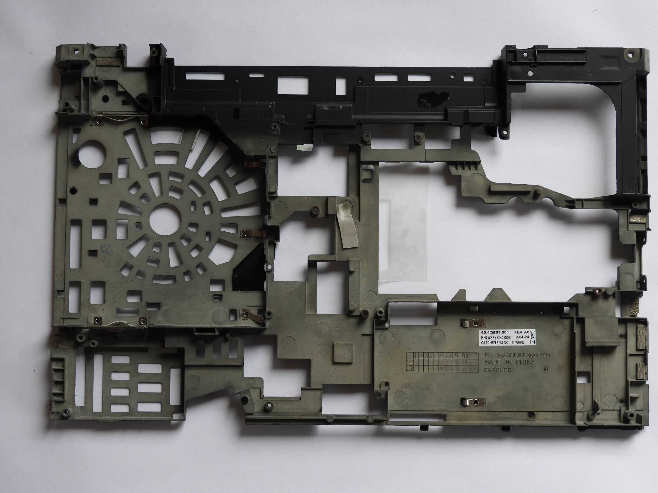 Střední kryt šasi Vany IBM Lenovo Thinkpad W530 T530 T530I