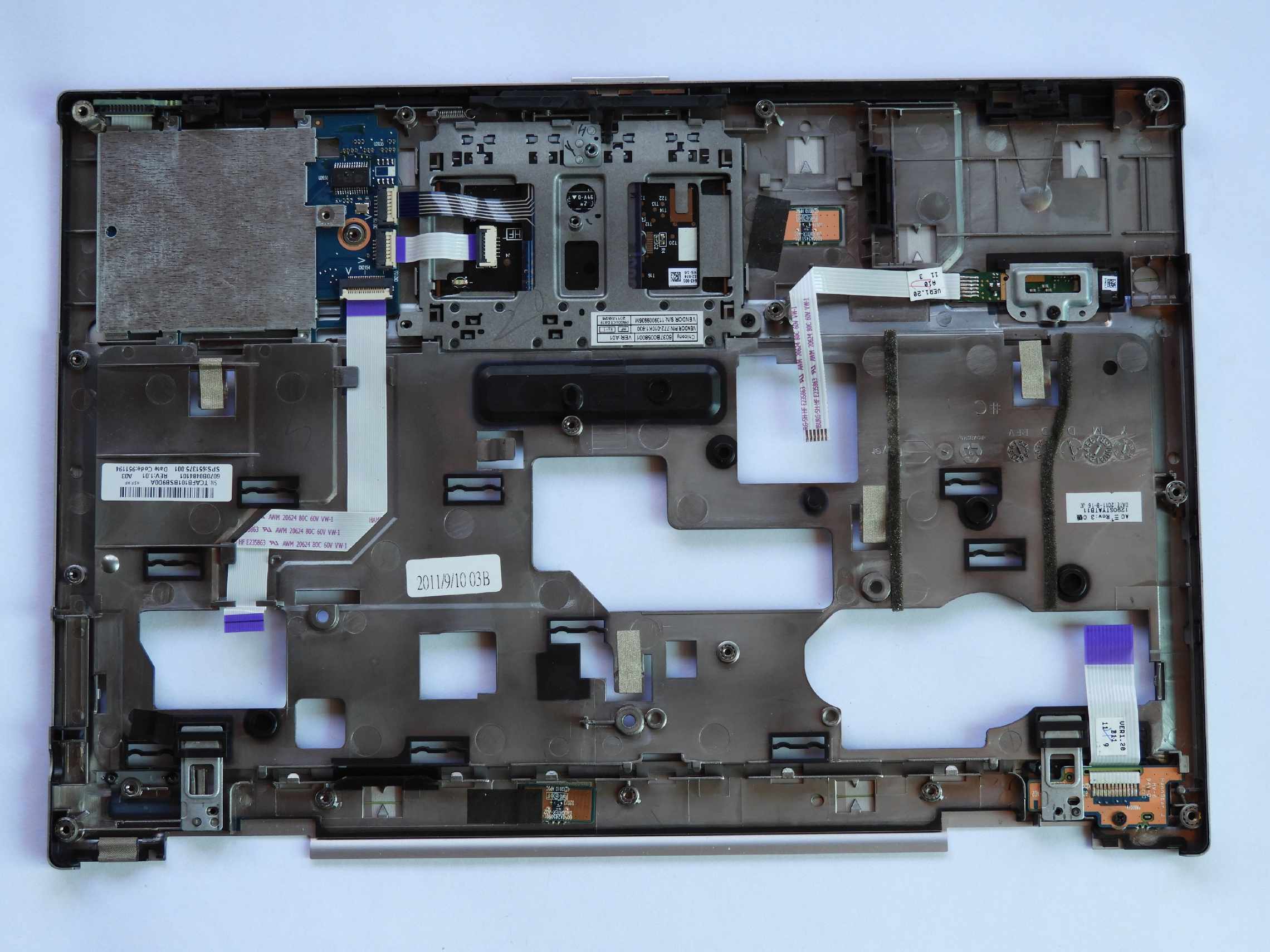Horní kryt šasi Palmrest Touchpad HP Elitebook 2570p 2560p