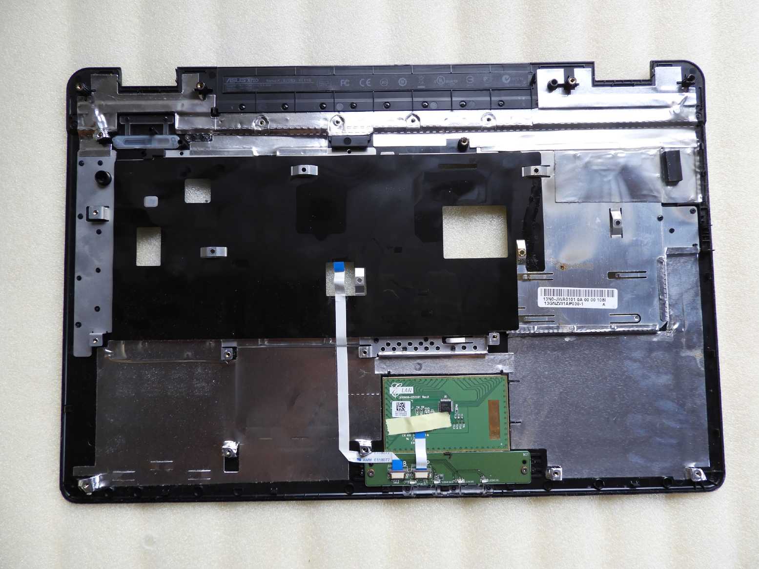 Horní kryt šasi Palmrest Touchpad Asus A72 A72D K72