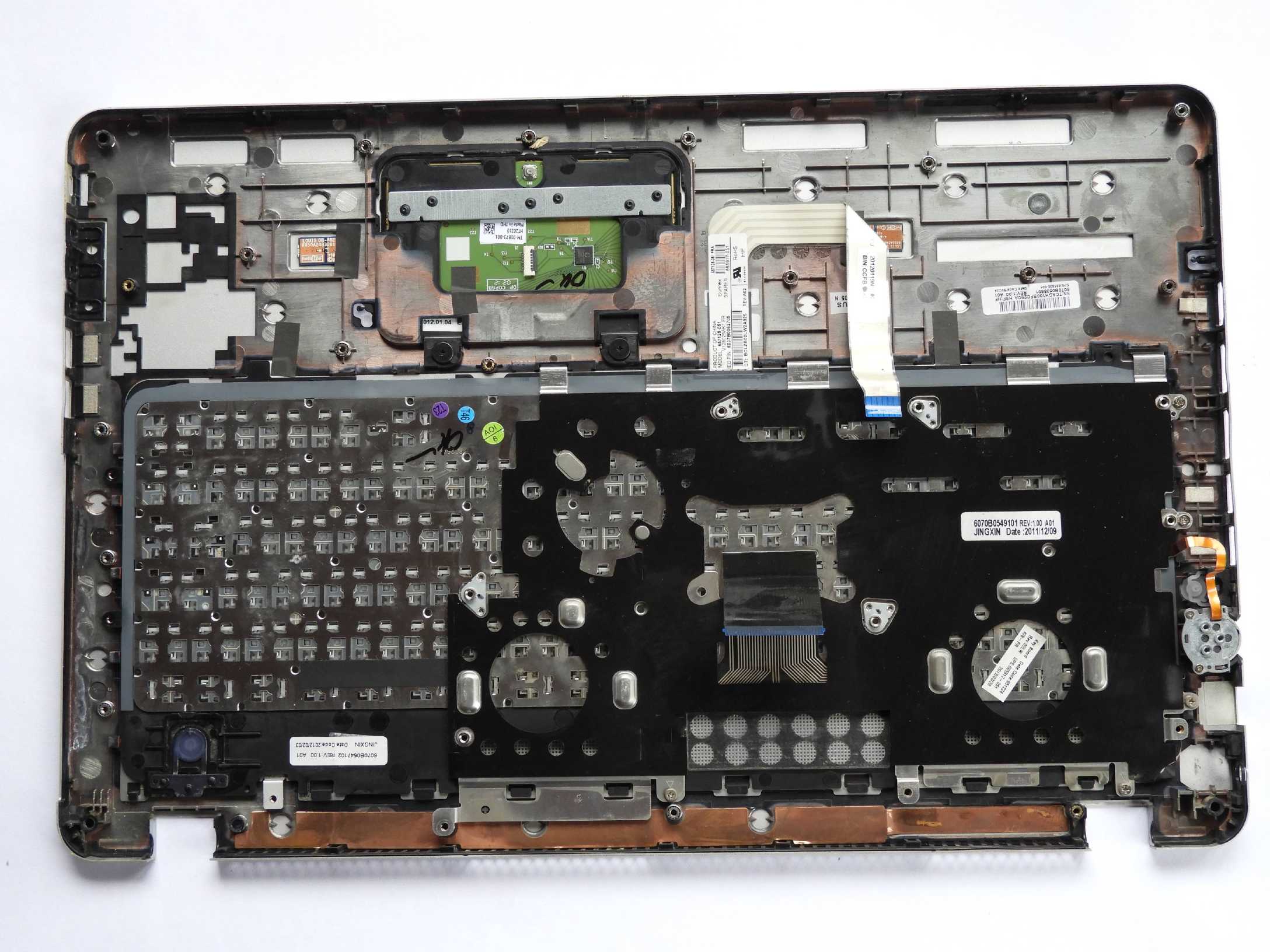 Horní kryt šasi Palmrest Touchpad HP Envy 17 3000 17-3000 17-3002ef 17-3002ea