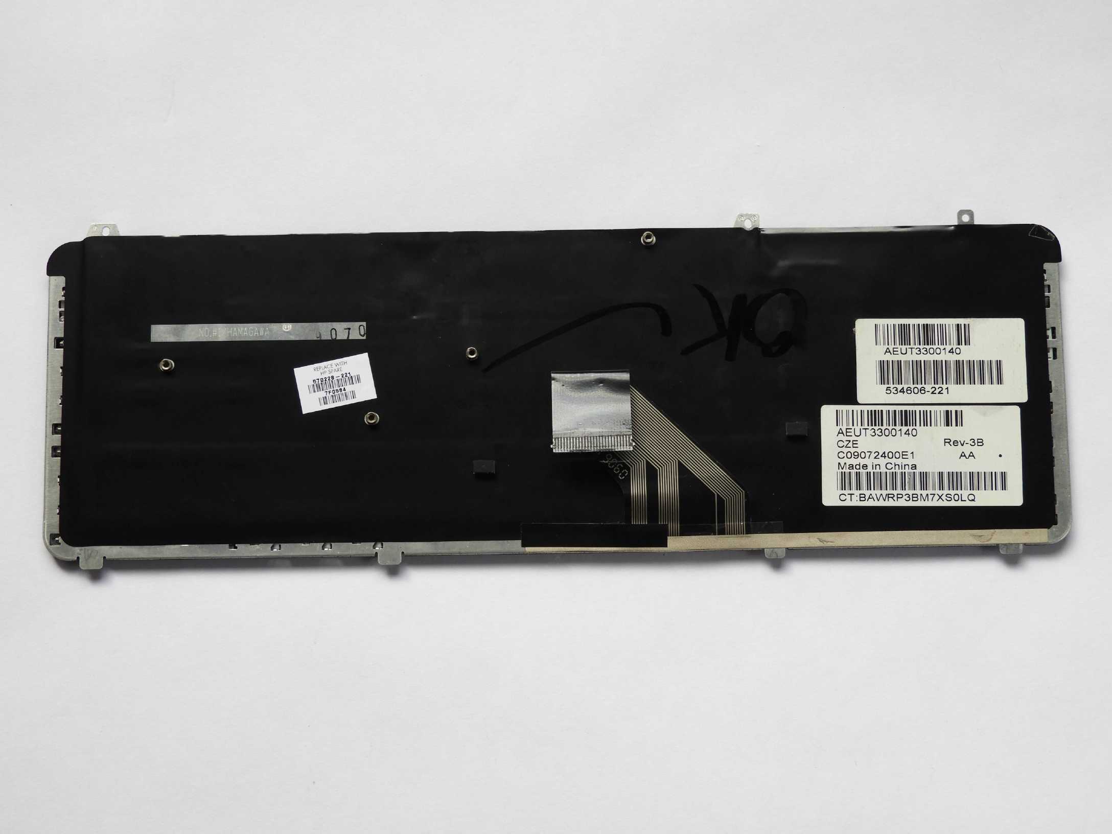 CZ Klávesnice HP Pavilion DV6 DV6-2000 DV6-2100 DV6-2130EF