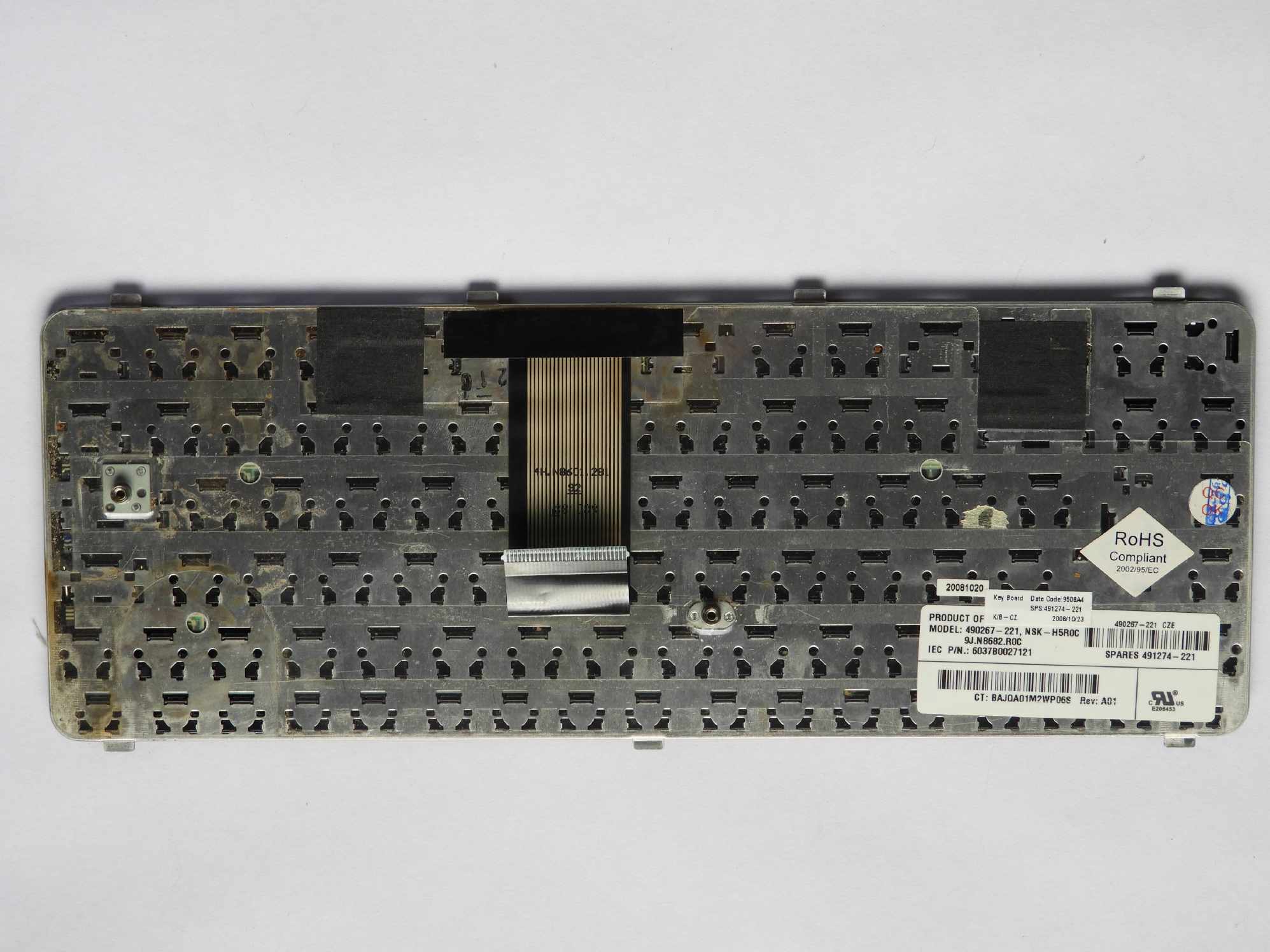 CZ Klávesnice HP Compaq 6530s 6535s 6730s 6735s 