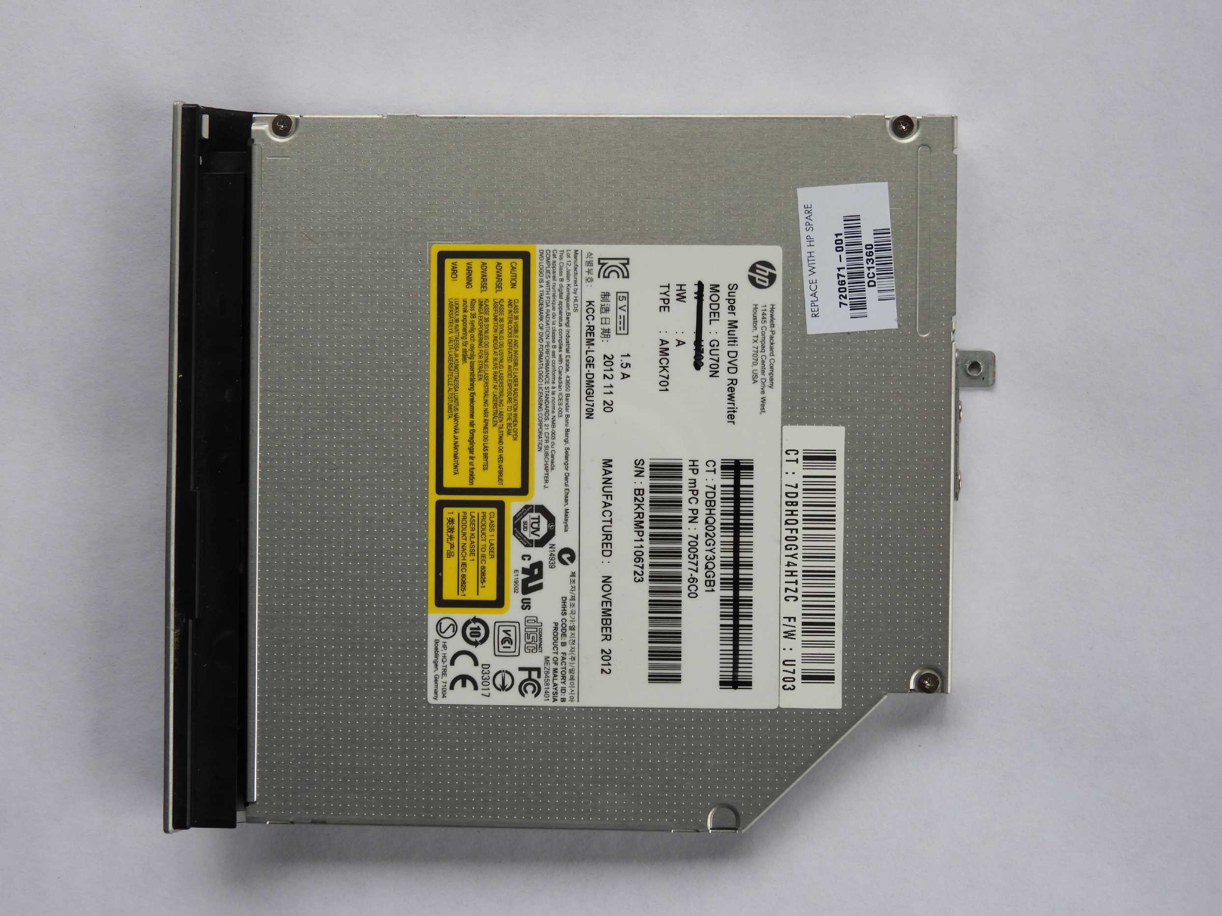Dvd Mechanika Hp Pavilion 17-e 17-e000 17-e100