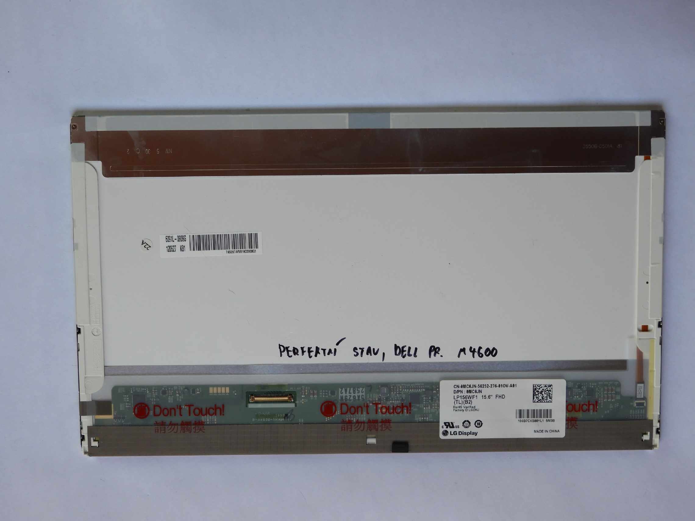15,6" Lcd Panel Displej Dell Precision M4600