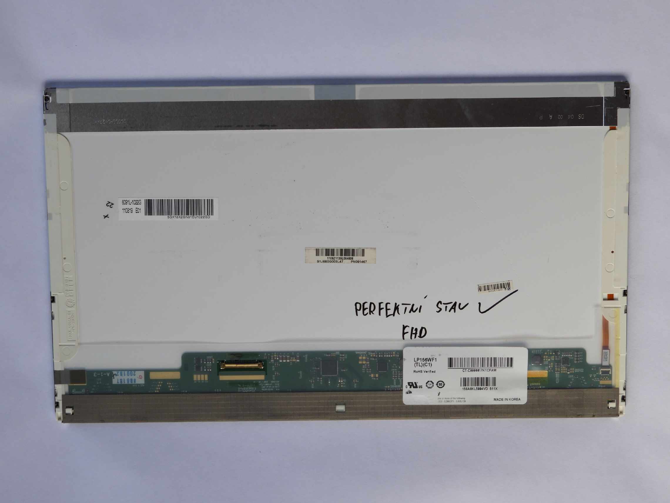 1920X1080 FHD 40pin 15,6" Lcd Panel Displej LG Display LP156WF1 (TL)(C1)