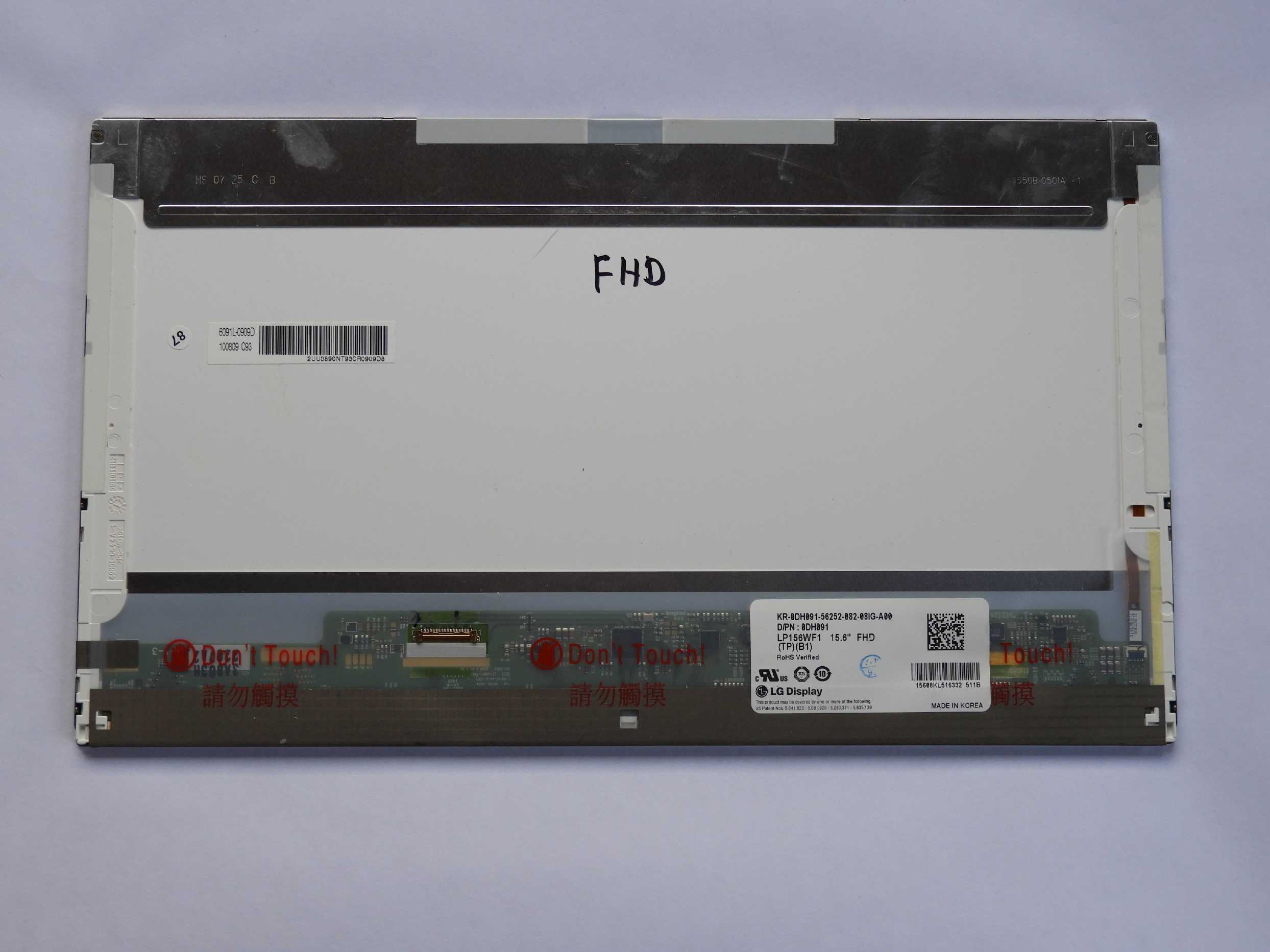 1920X1080 FHD 40pin 15,6" Lcd Panel Displej LG Display LP156WF1 (TP)(B1)