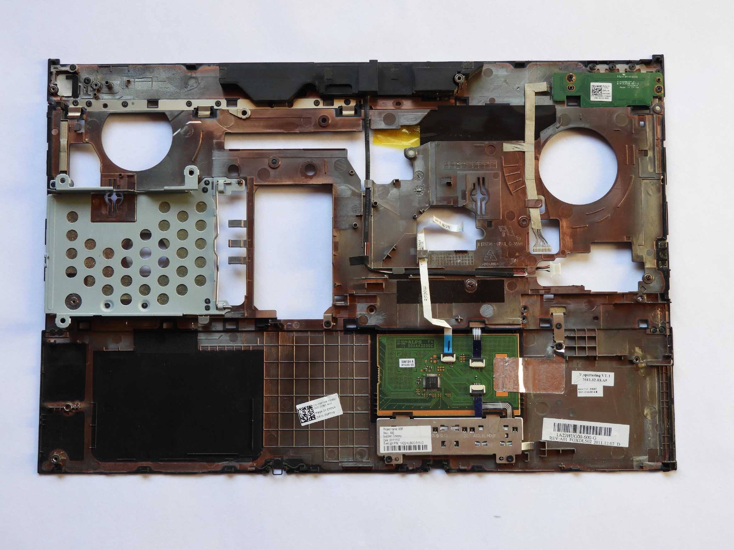 Horní kryt Palmrest Touchpad Dell Precision M4600