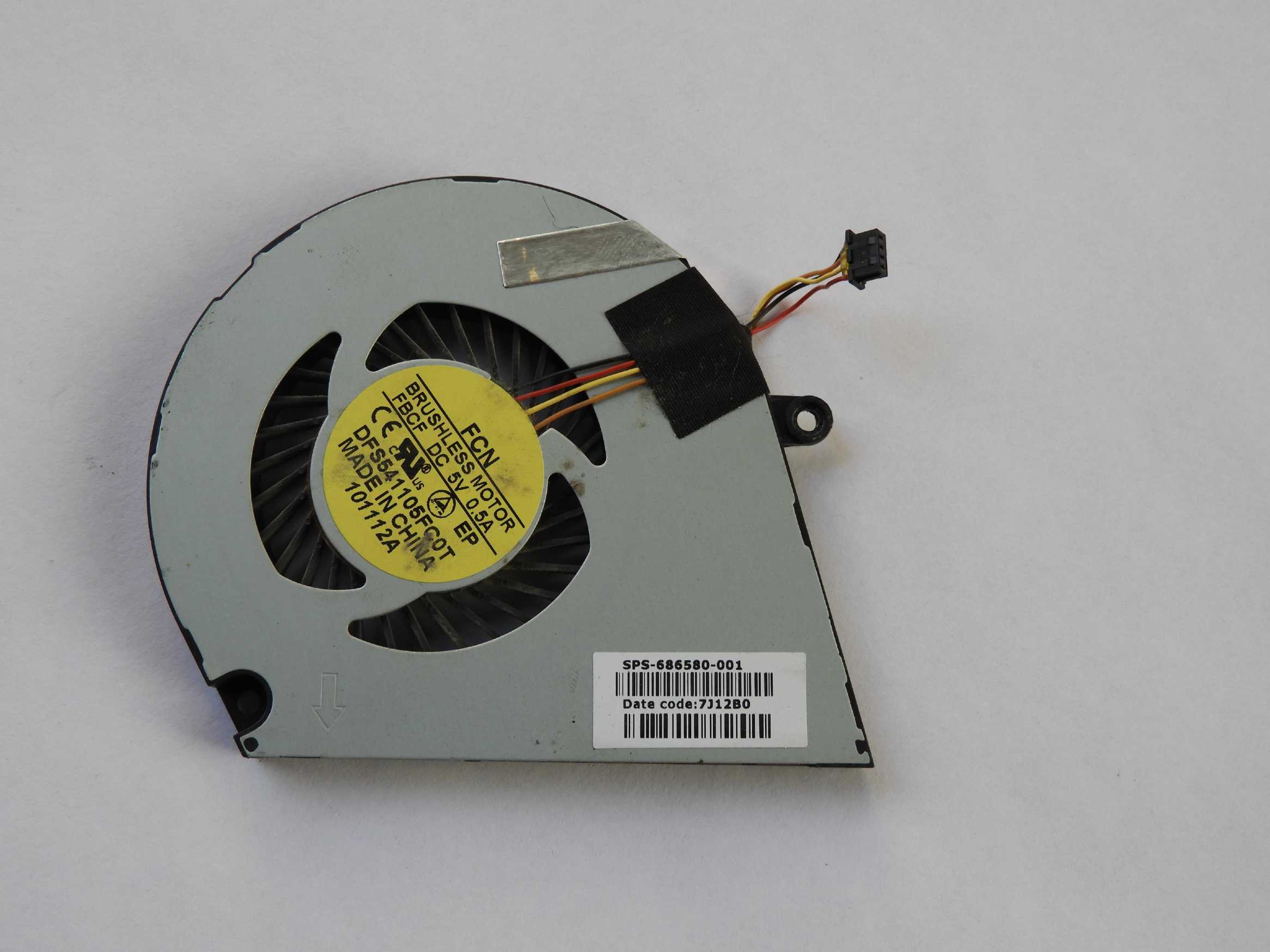 Ventilátor Fan HP Pavilion ENVY 4 4-1000 4-1100 4-1200 4-1150ec