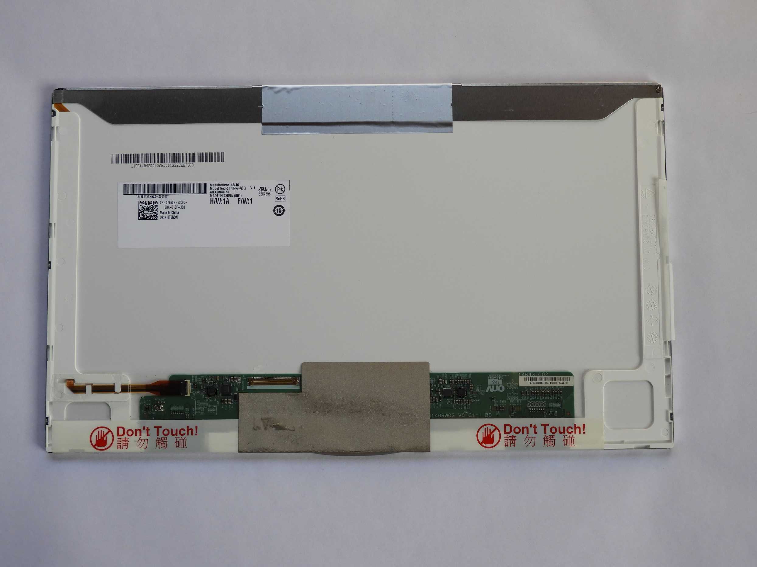 14" led Lcd panel displej Au Optronics B140RW03 V.1