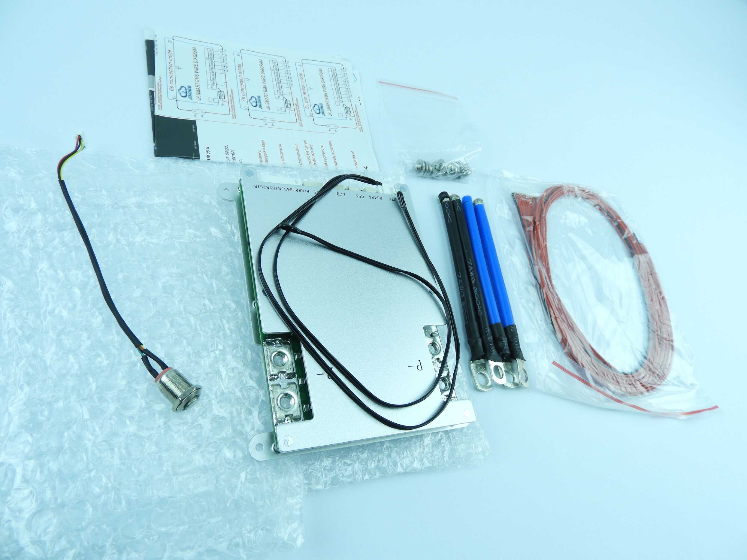 12V 200A 4s JK Bms Aktivní Balancer LI-Ion LiFePo4