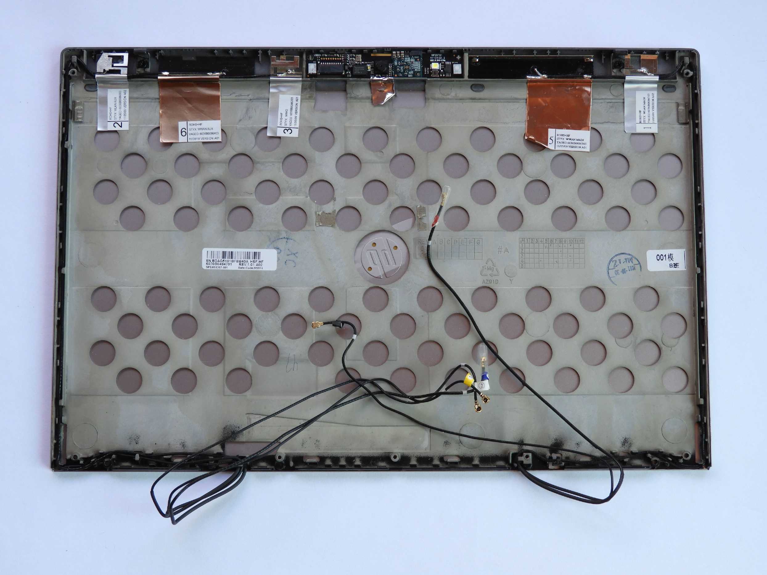 Zadní kryt LCD HP Elitebook 2560p