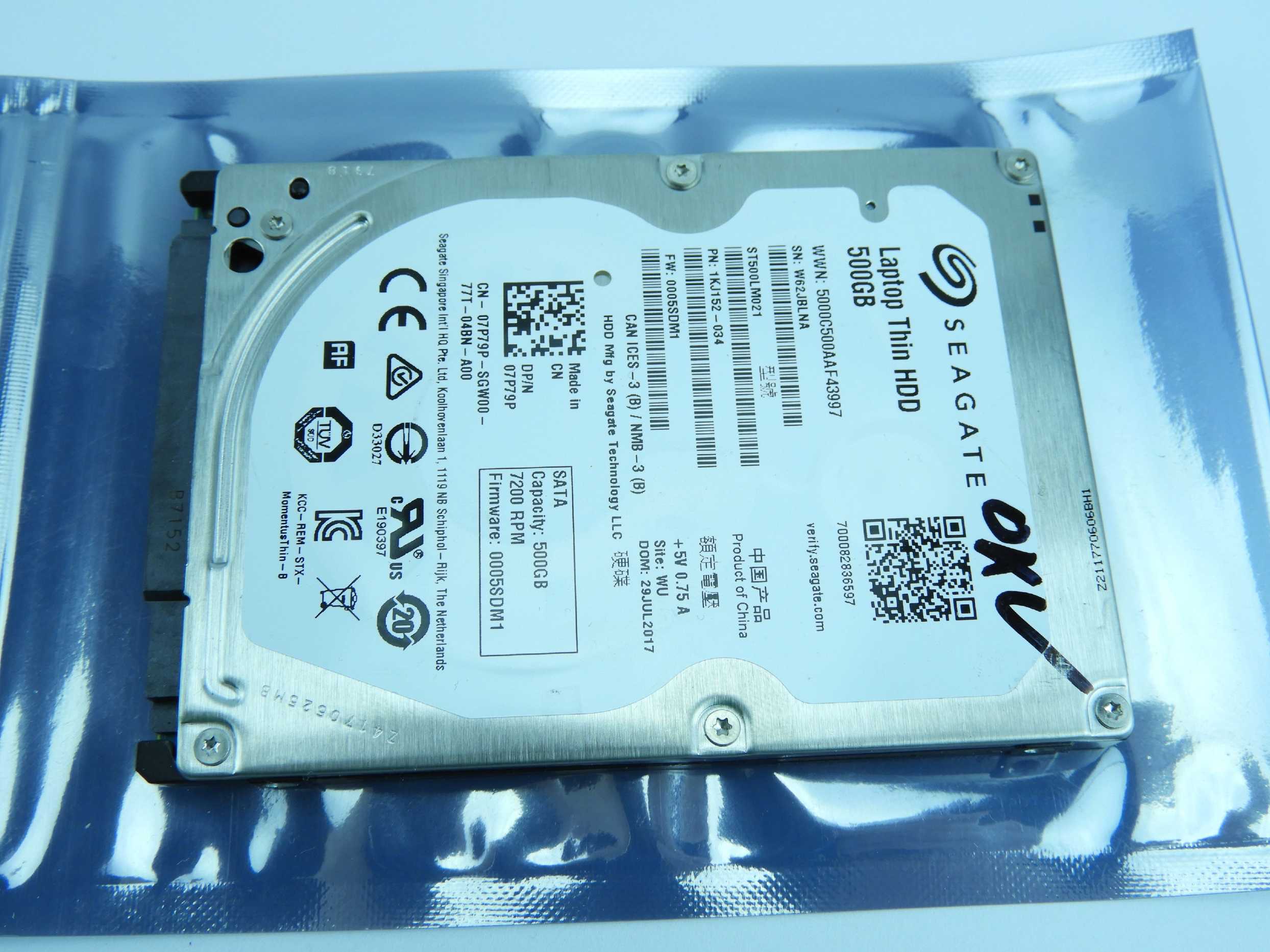 Slim hdd 2.5" 500GB Pevný disk Seagate ST500LM021