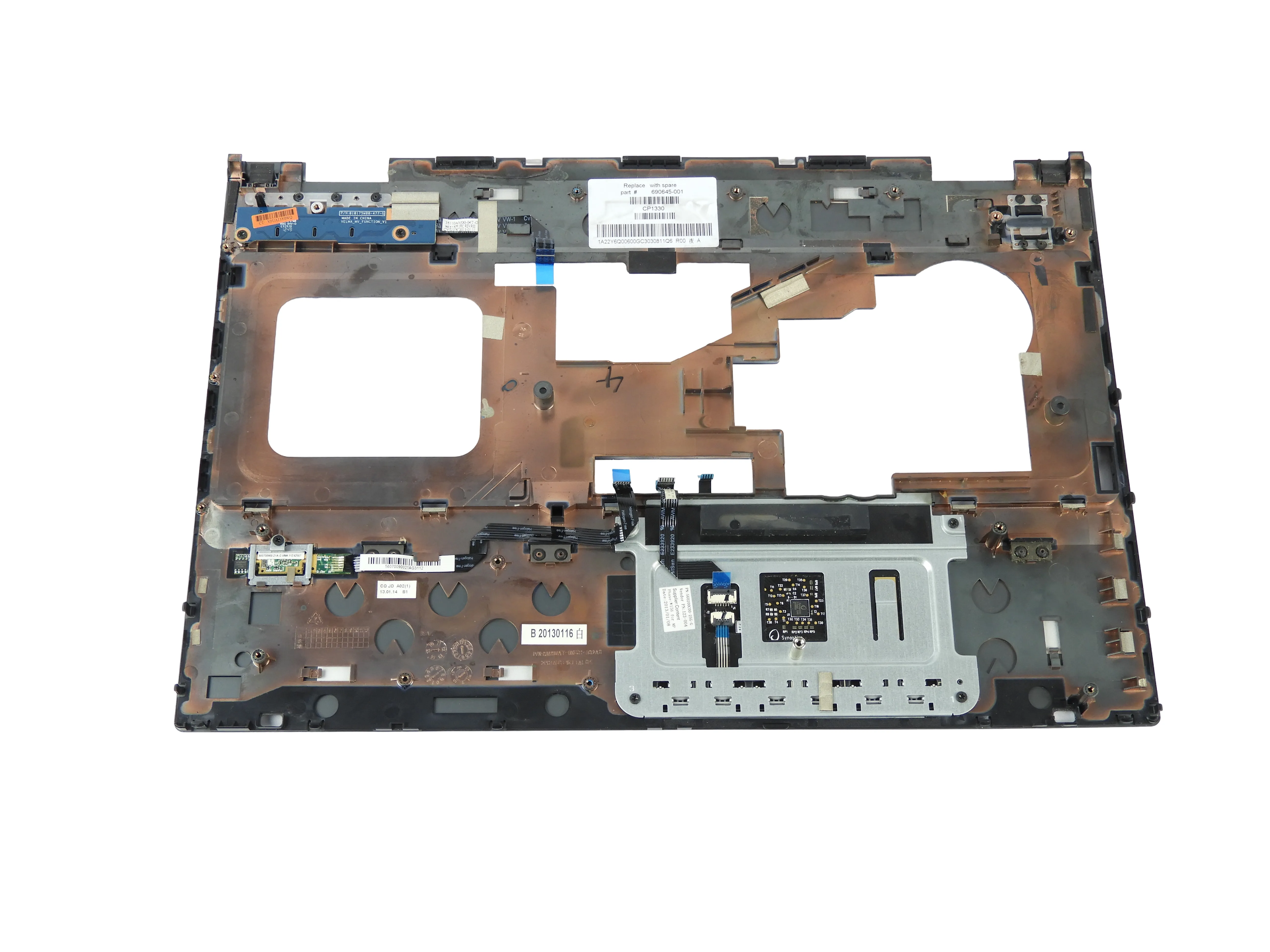 Palmrest Touchpad Šasi HP Elitebook 8570W
