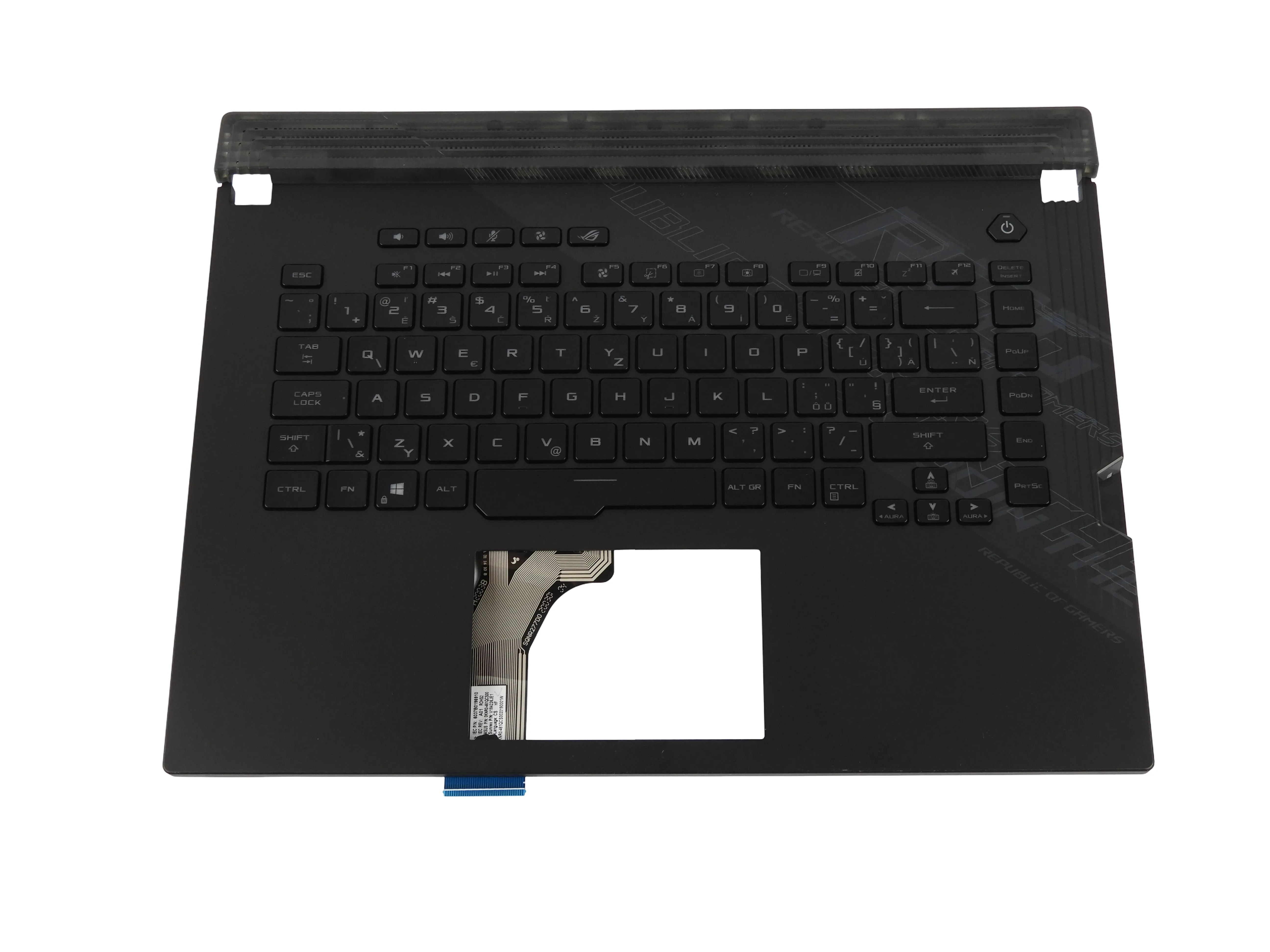 Horní kryt Palmrest Klávesnice Asus ROG Strix SCAR 15 G532LWS