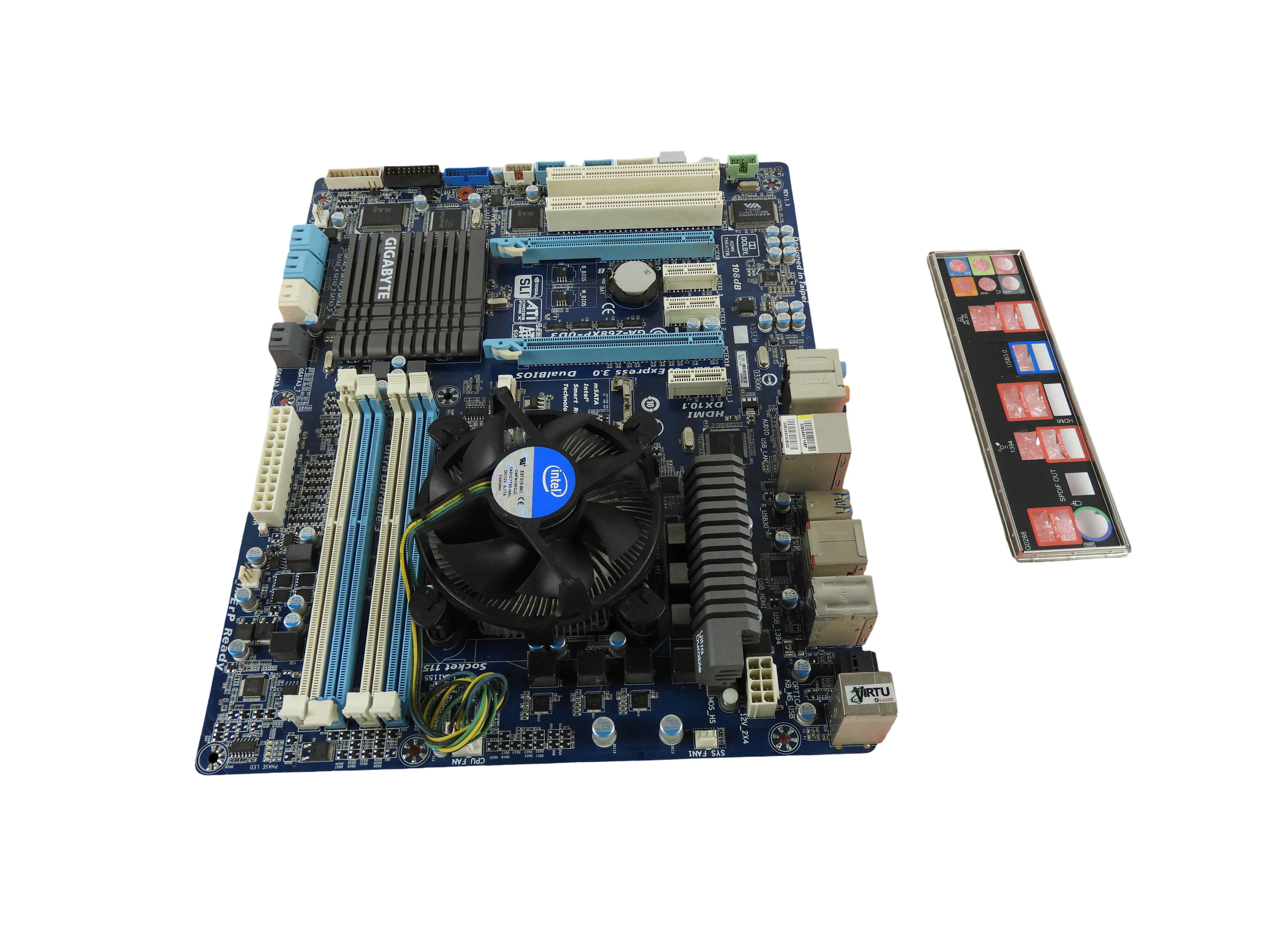 Základní deska Gigabyte GA-Z68XP-UD3, chladič a procesor i5-2500