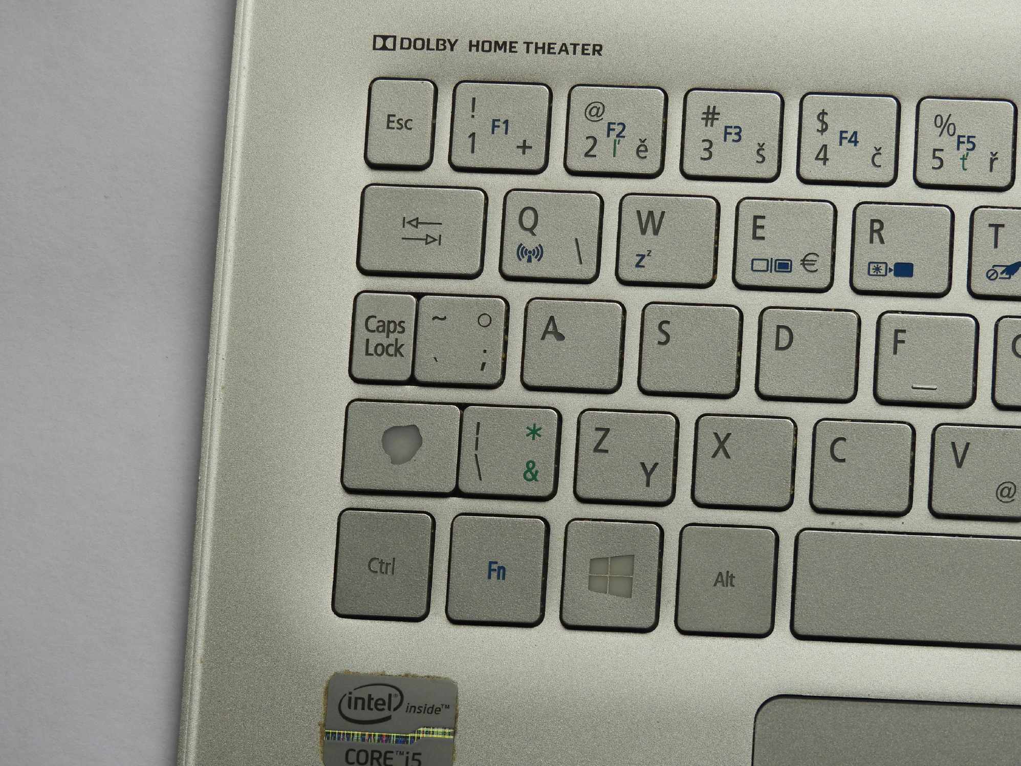CZ klávesnice Palmrest Šasi Acer Aspire S7 S7-391 S7-392 S7-191