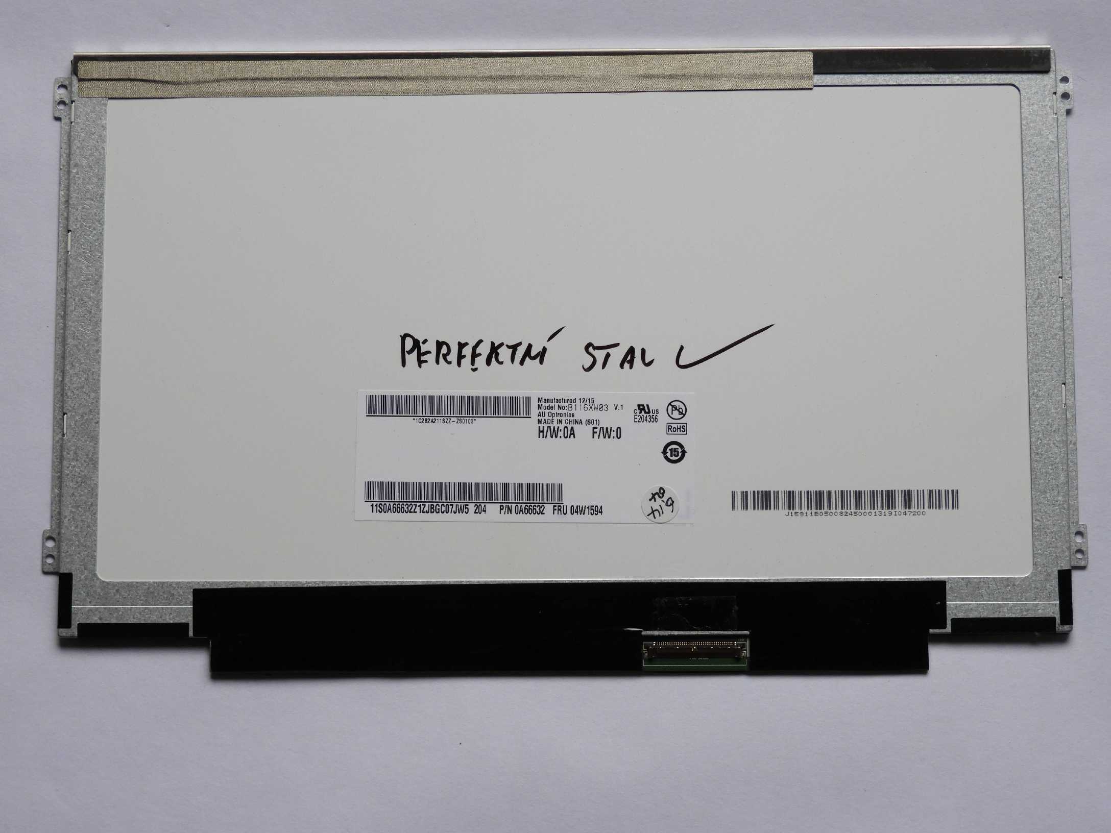 11.6" LCD Panel Displej 1366x768 HD 40pin LED slim