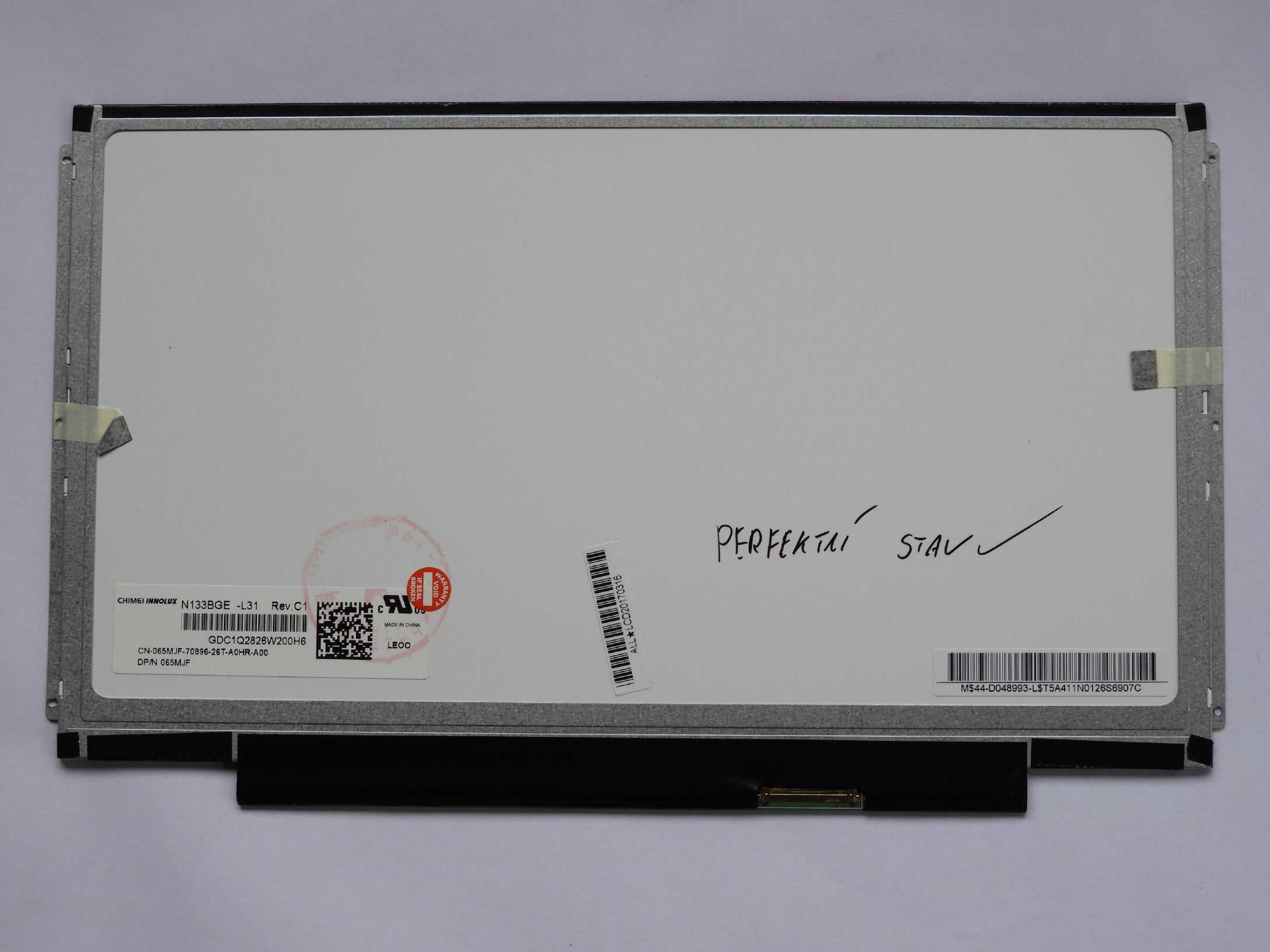 13.3" LCD Panel Displej 1366X768 HD 40pin slim